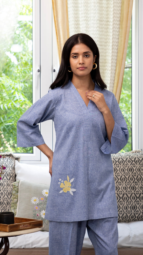Water Flower Co Ord Set hover
