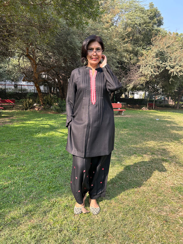 Black Rose Co Ord Set