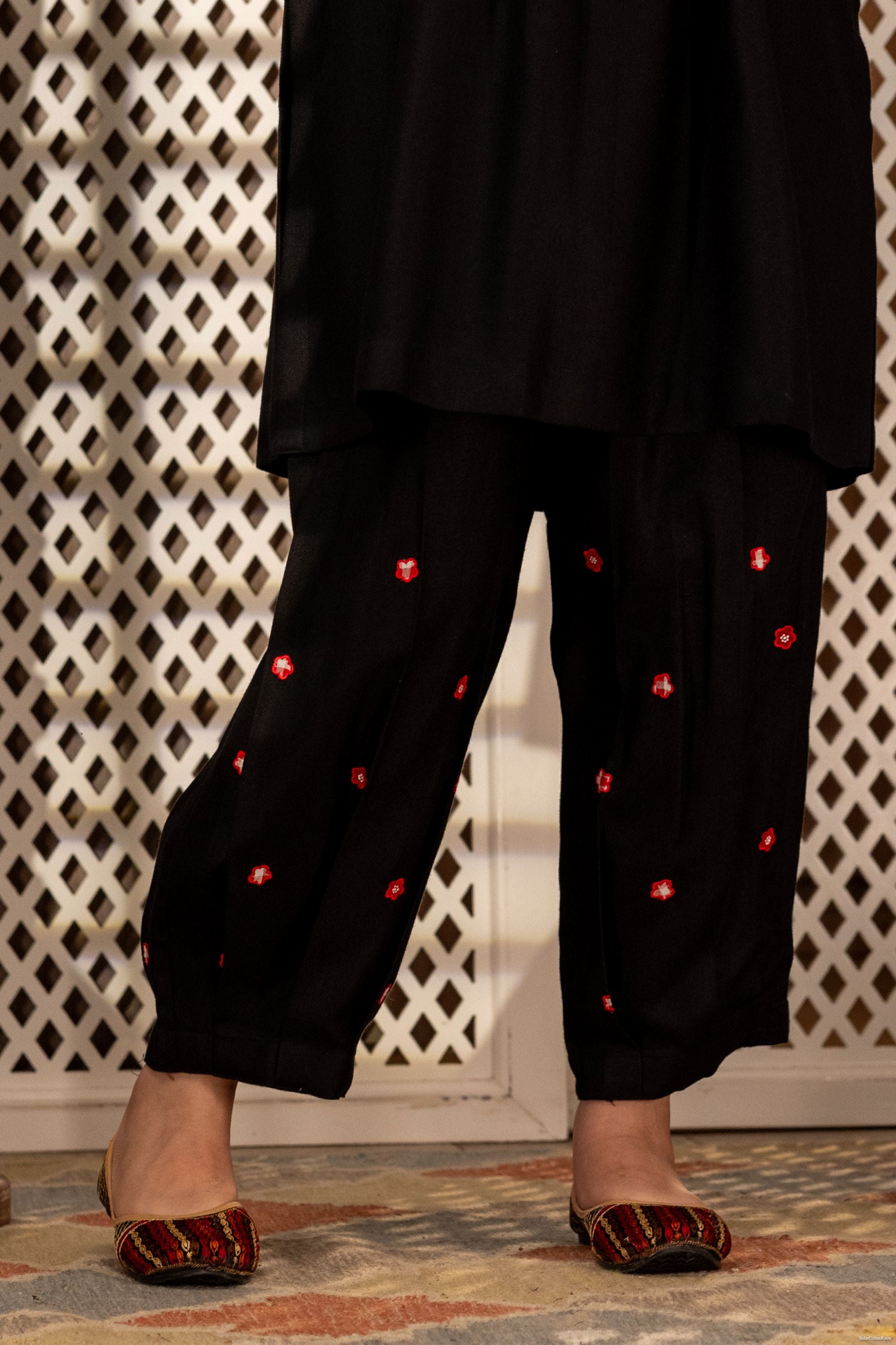 Black Rose Co Ord Set