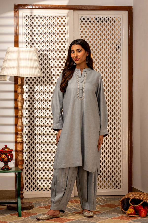 Lava Gray Co-ord Set