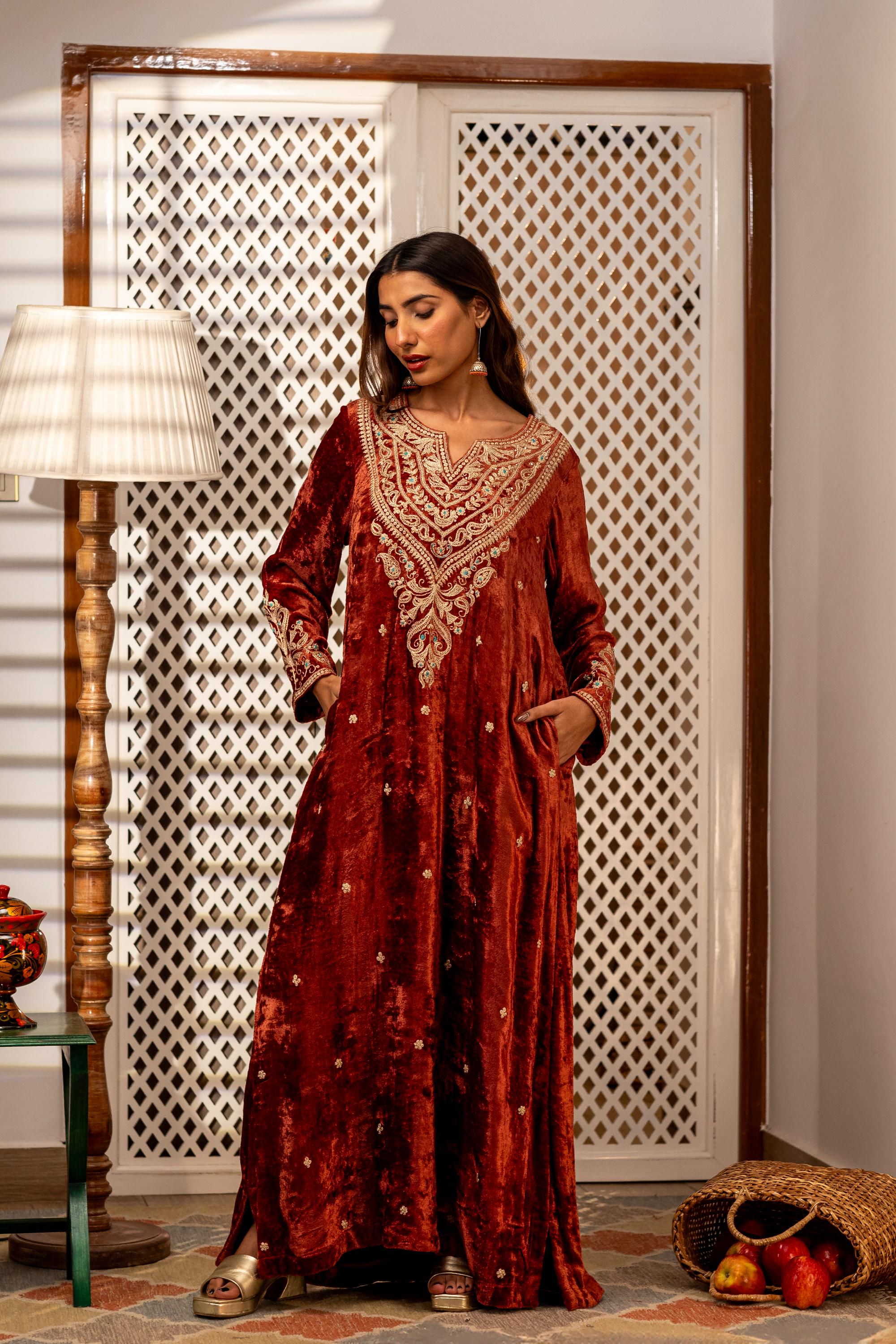 Kesar Kashmiri Kurta Dress