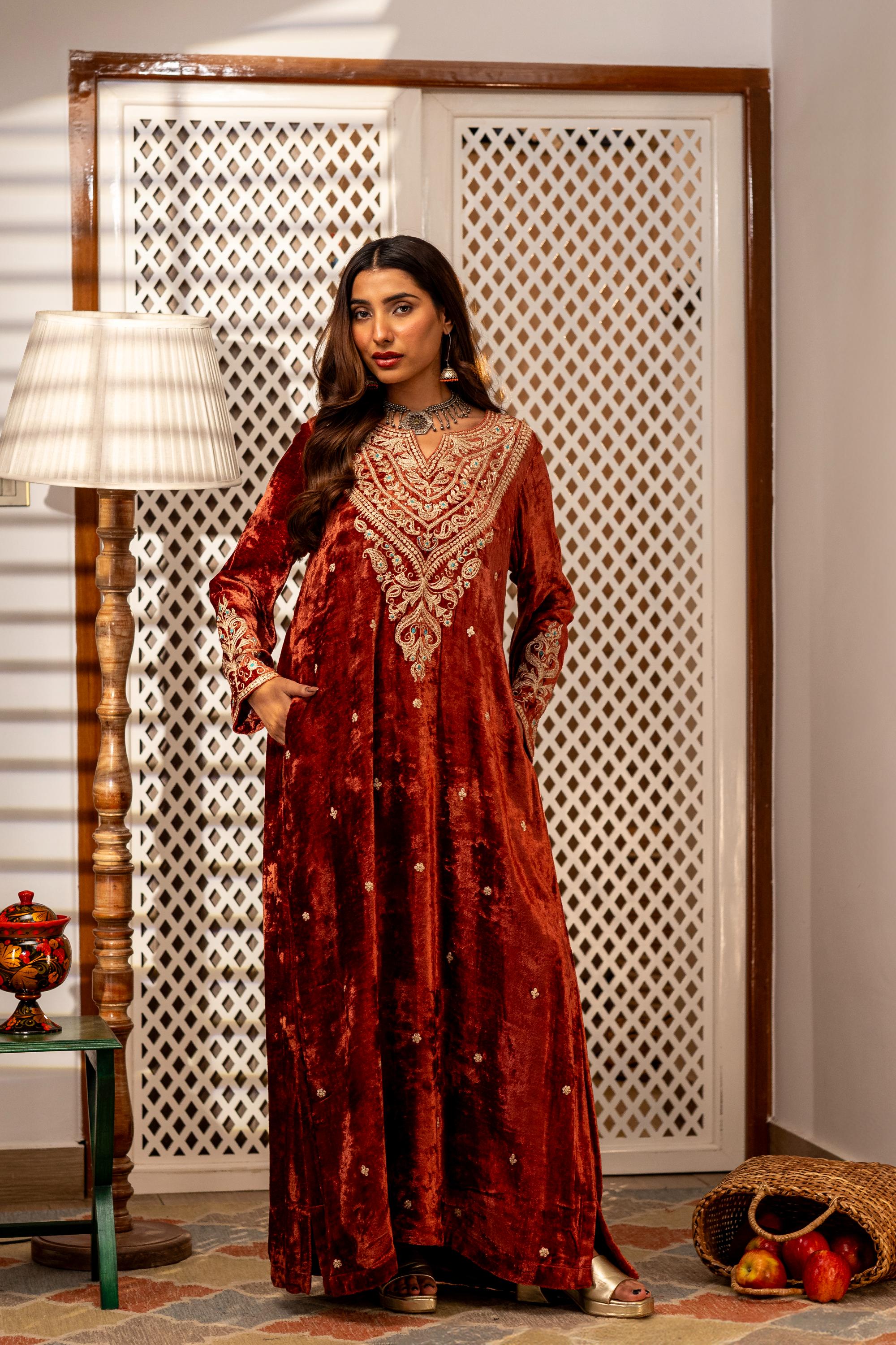 Kesar Kashmiri Kurta Dress