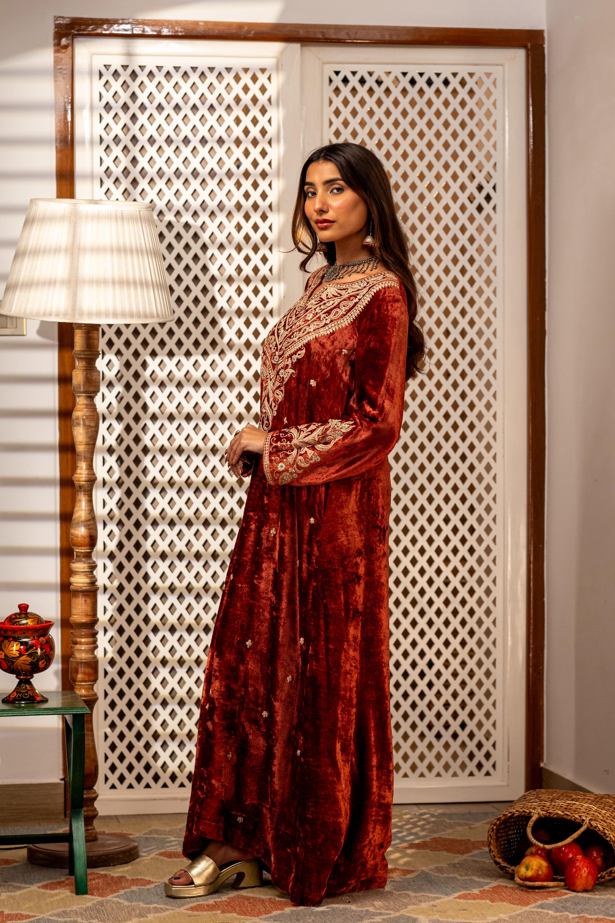 Kesar Kashmiri Kurta Dress