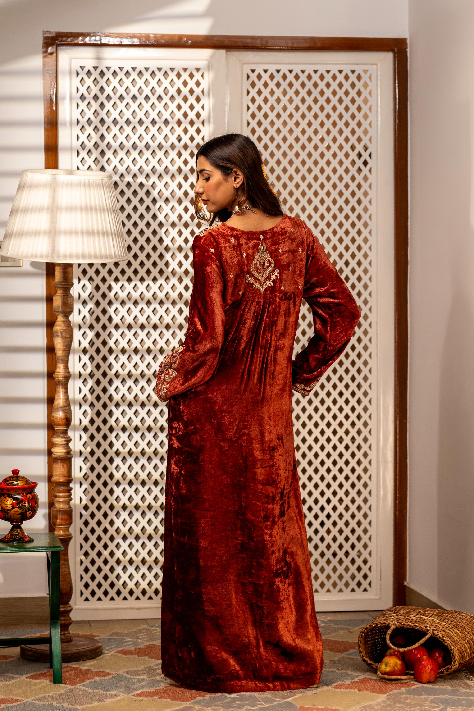 Kesar Kashmiri Kurta Dress