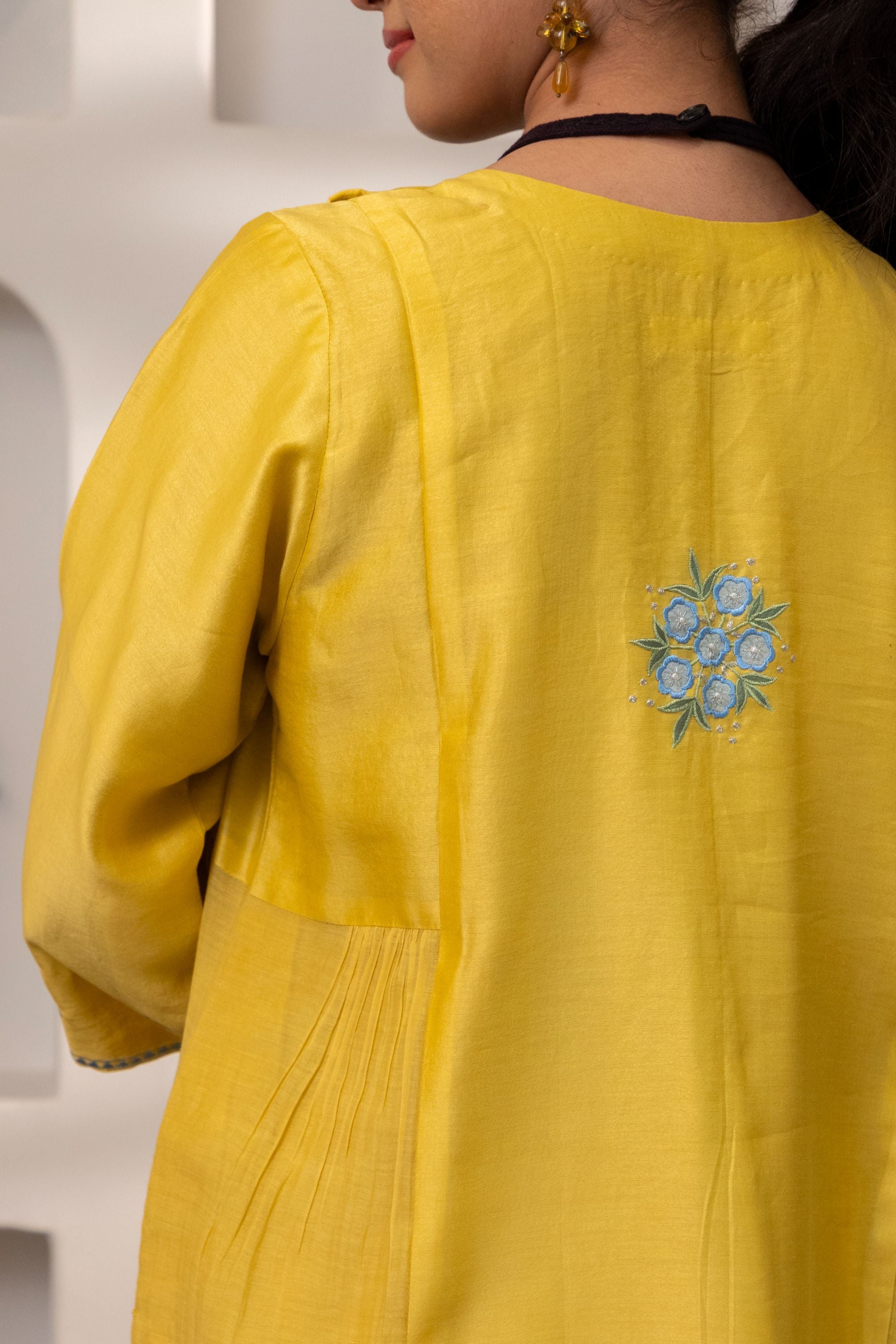 Lemon Flower Festive Coord Set