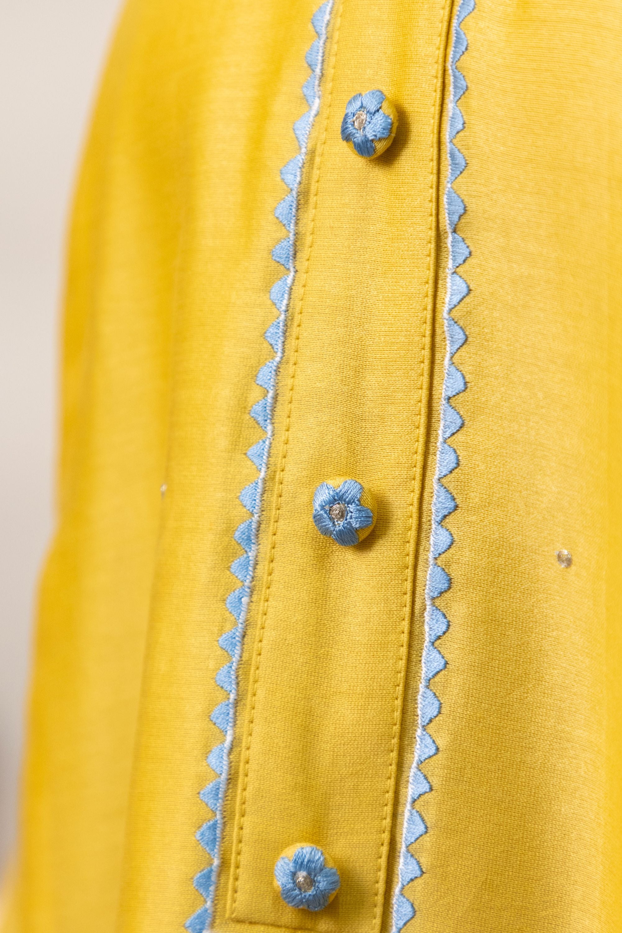 Lemon Flower Festive Coord Set