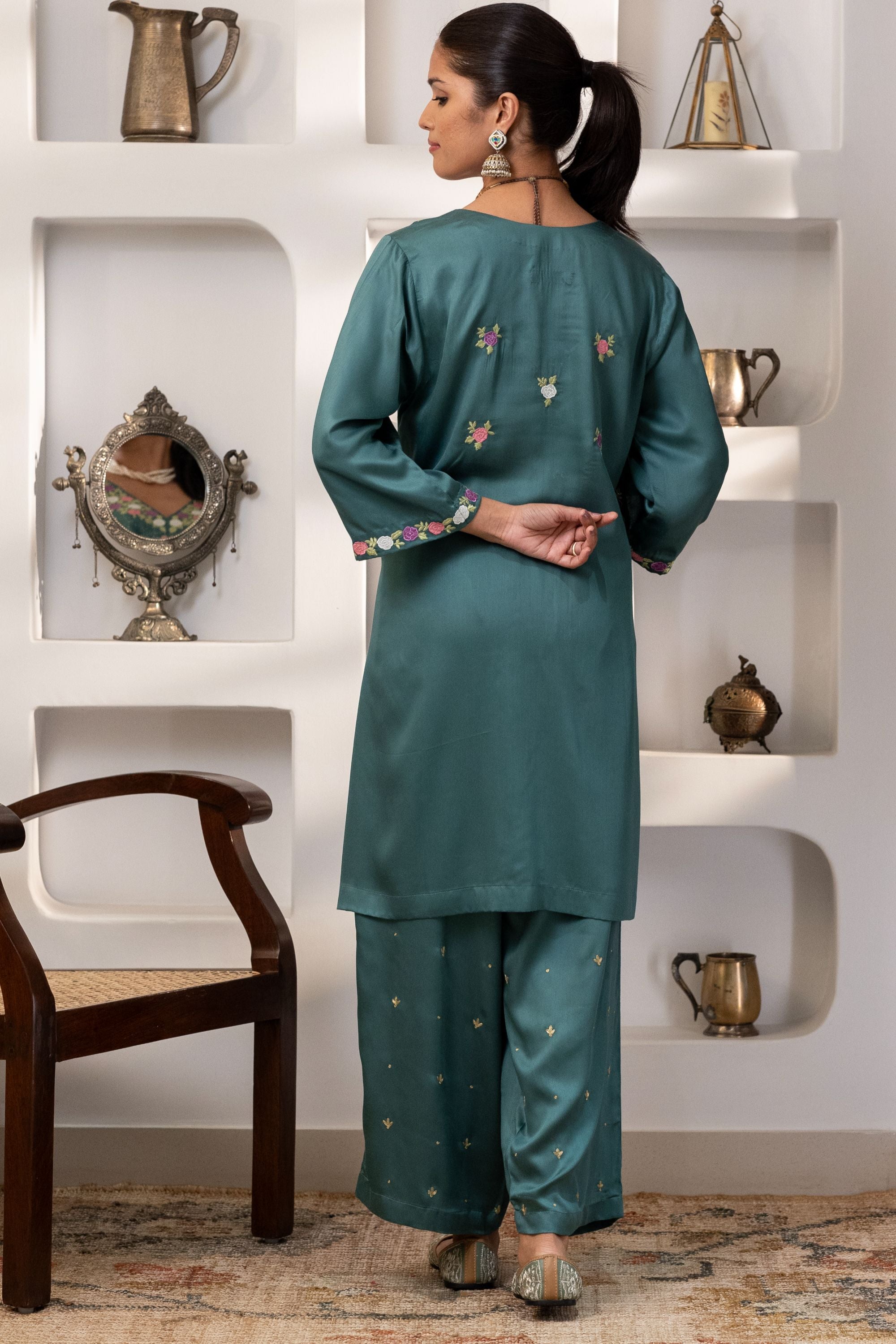 Victorian Rose Garden Co Ord Set