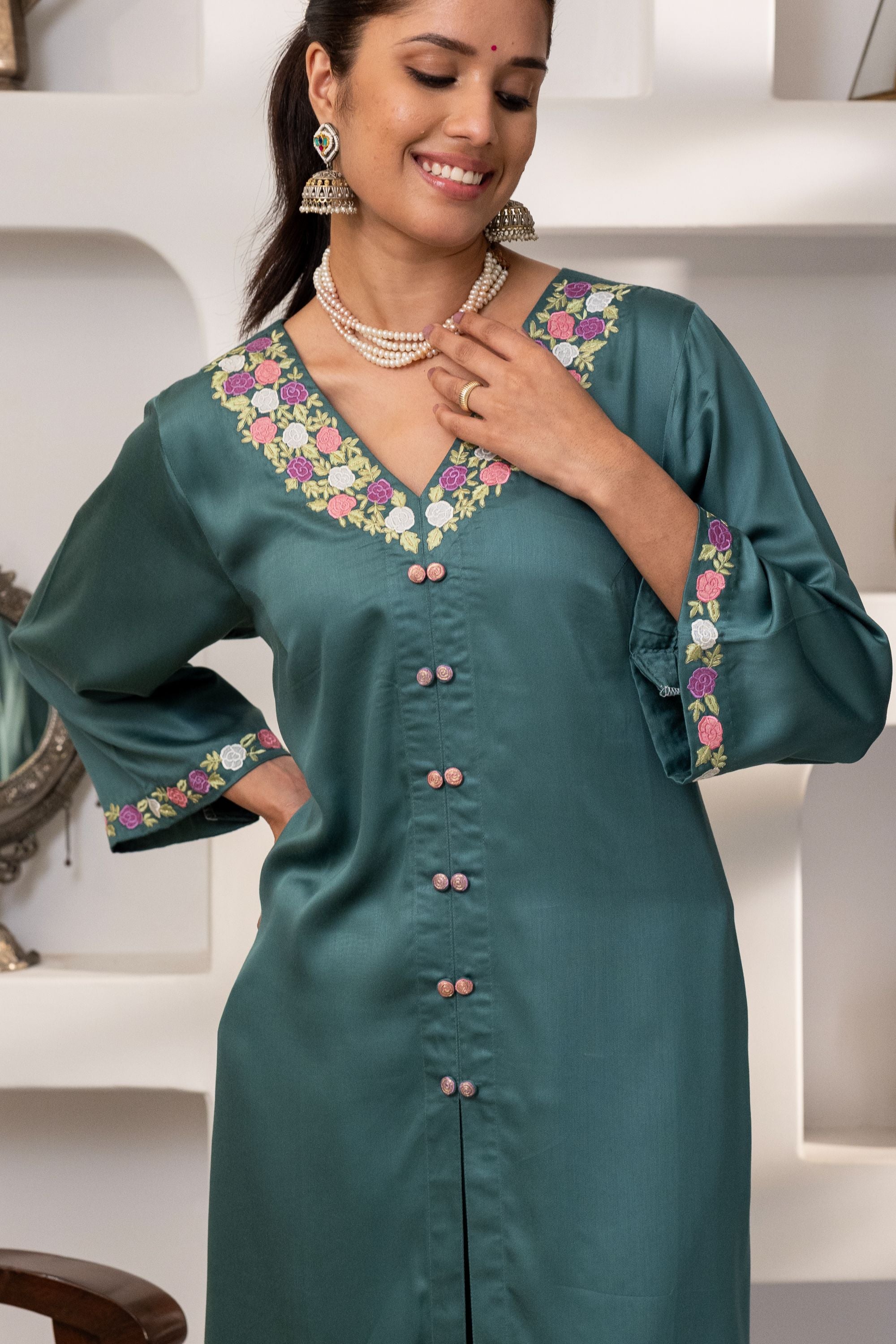 Victorian Rose Garden Co Ord Set