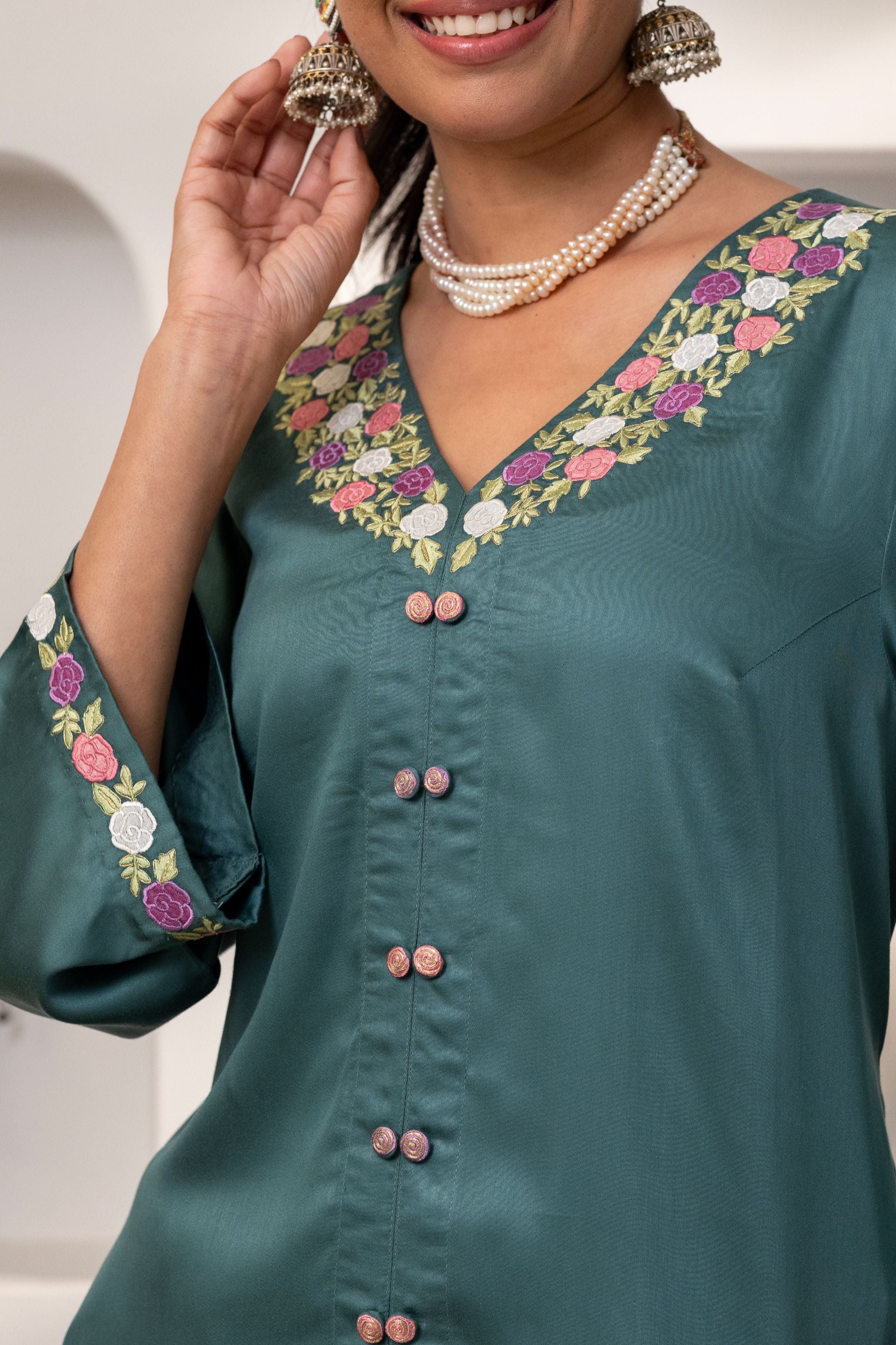 Victorian Rose Garden Co Ord Set