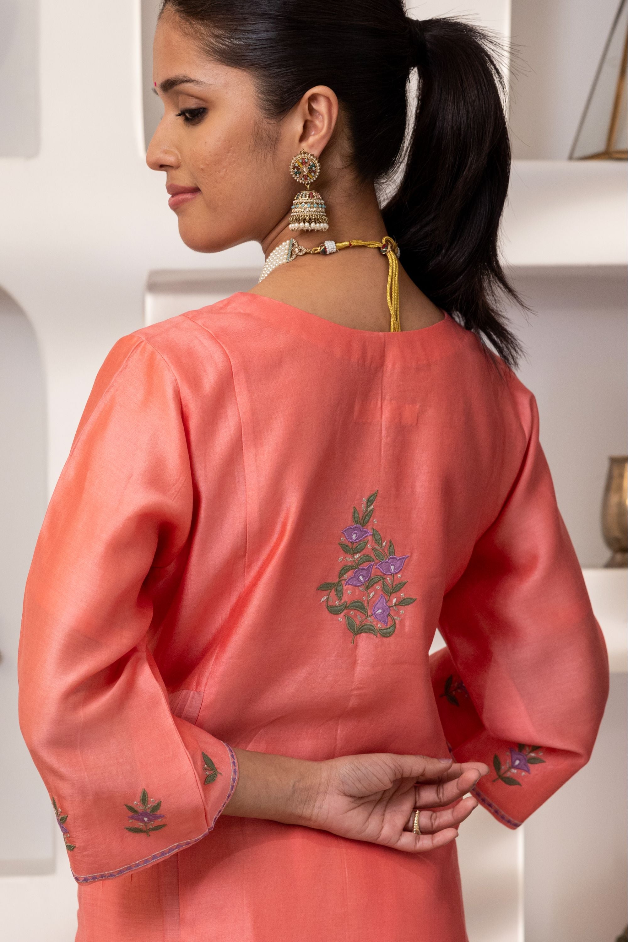 Apricot Festive Suit