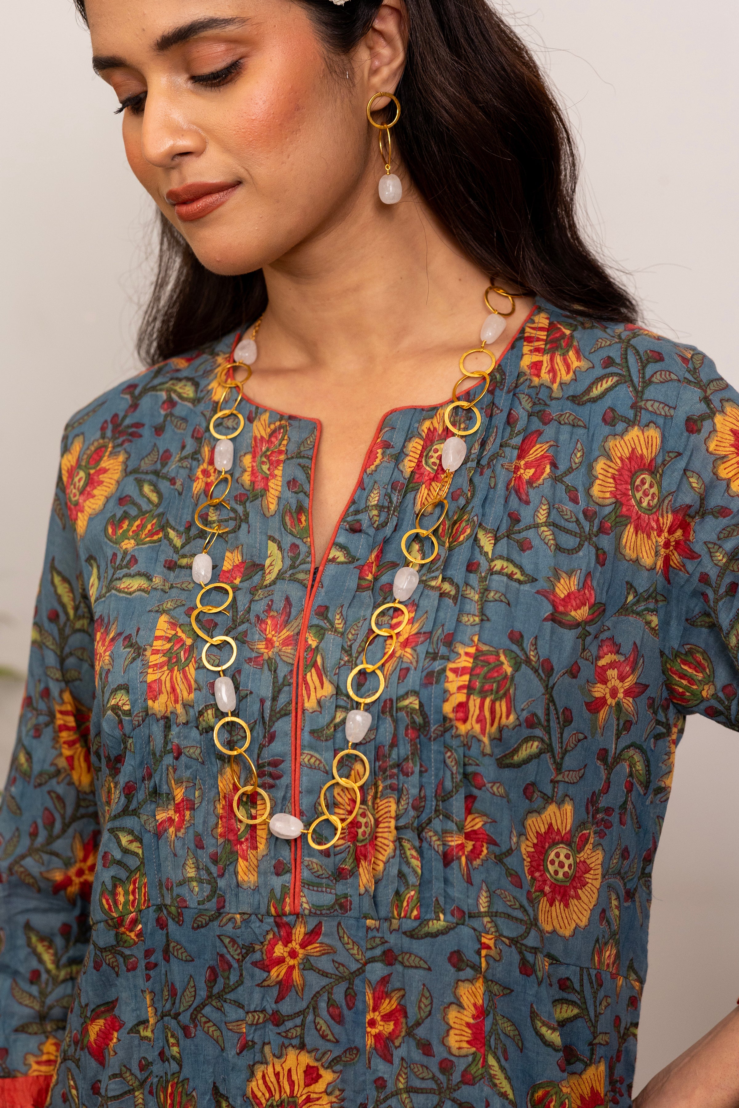 Indigo Meadow Dress