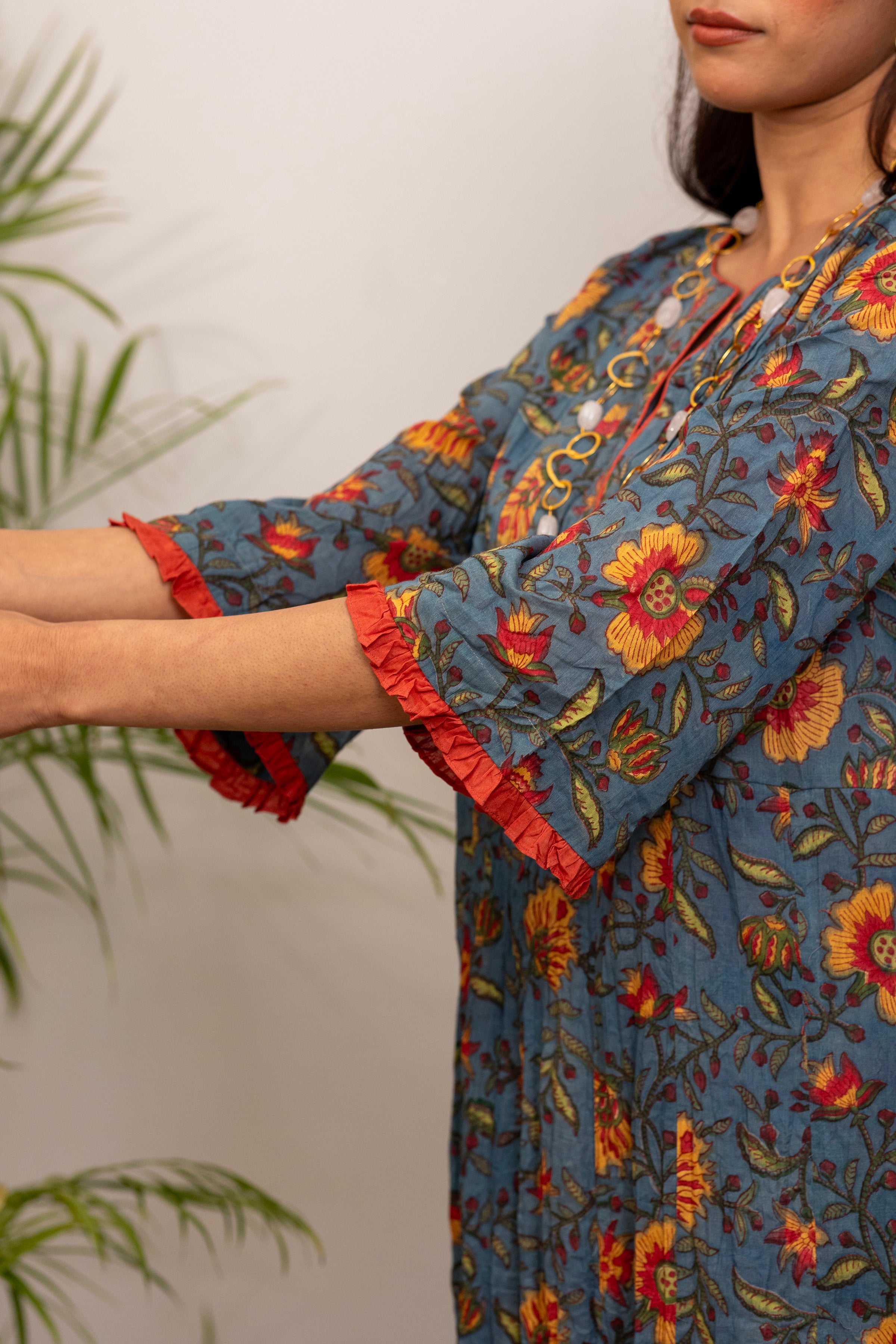 Indigo Meadow Dress