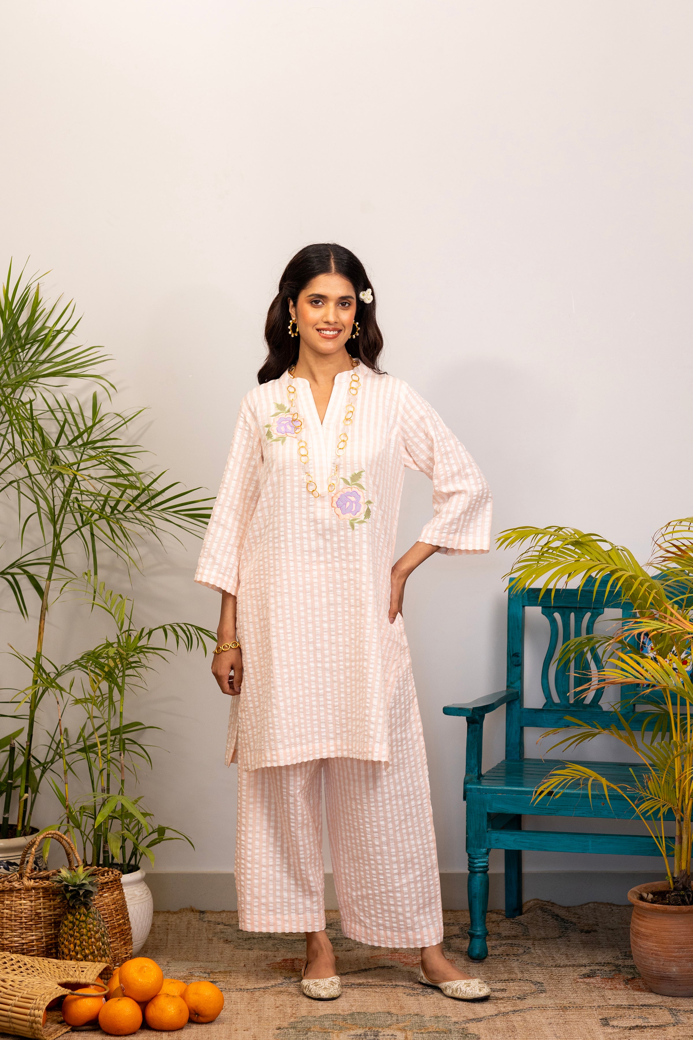 Peach Blossom Co-ord Set