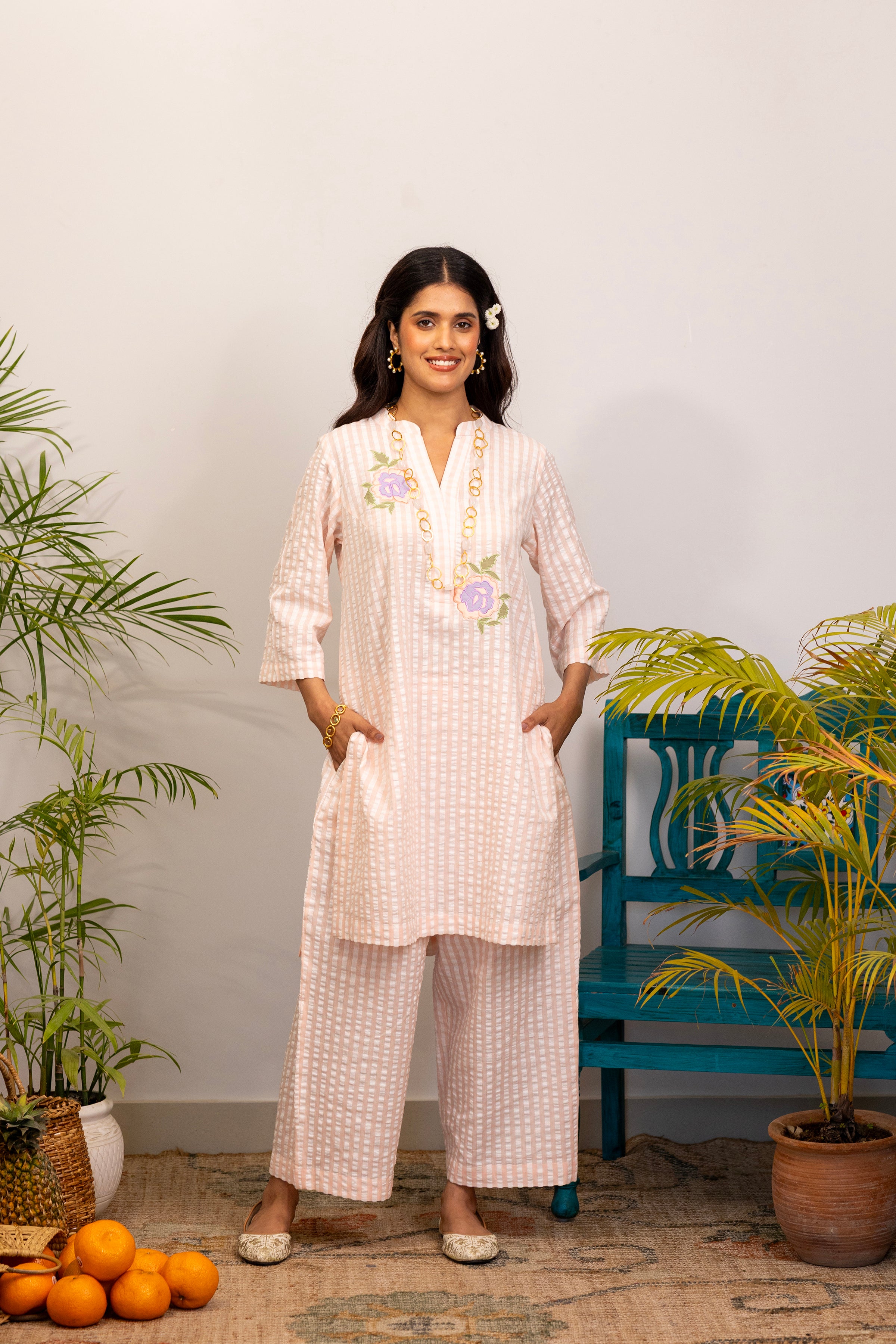 Peach Blossom Co-ord Set