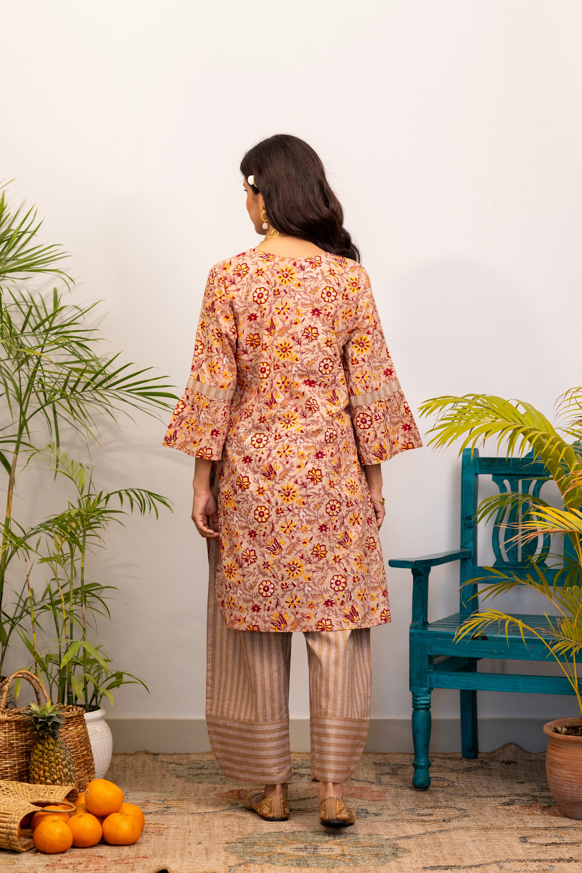 Beige Garden Co-ord Set