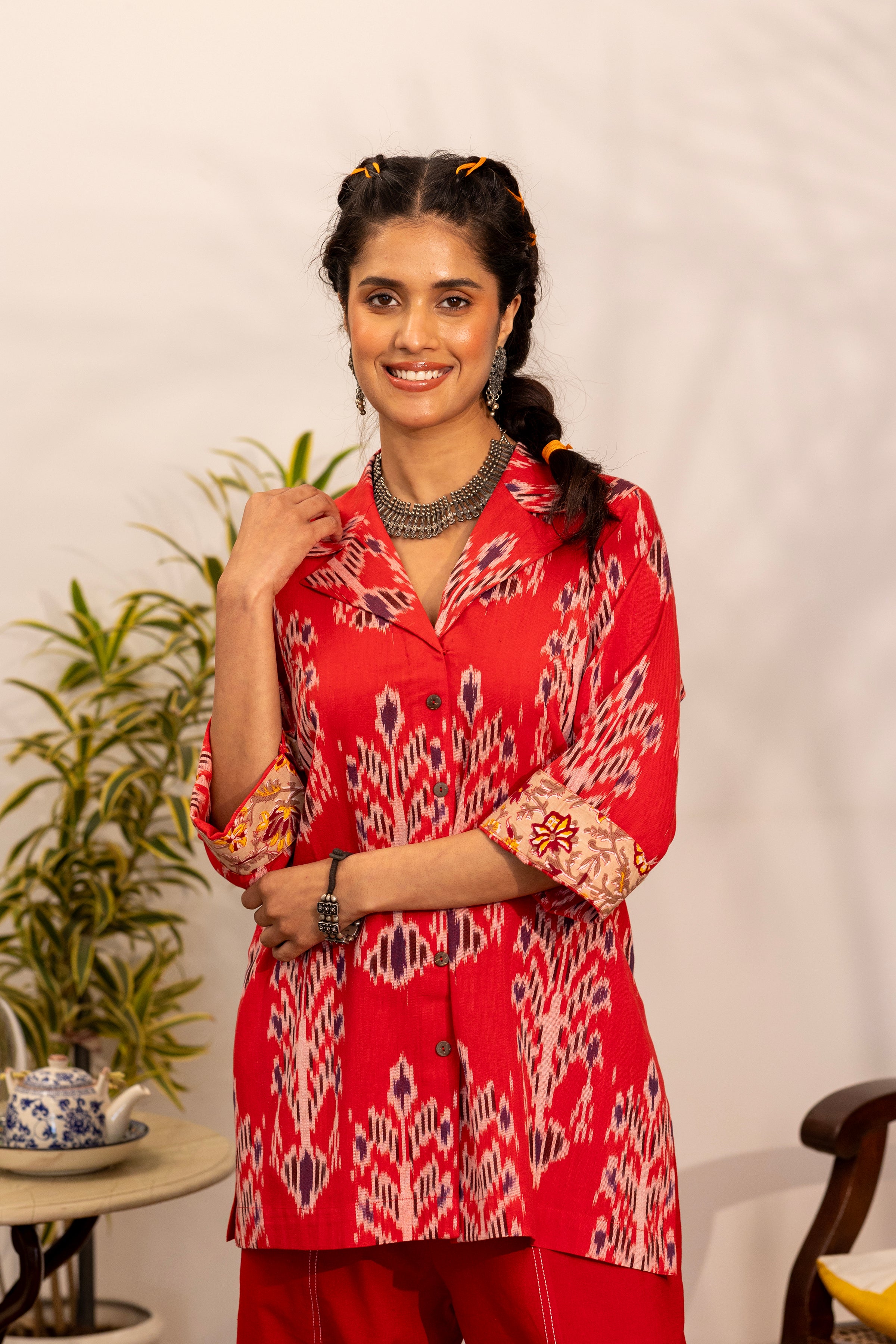 Gulnaar Ikat Co-ord Set