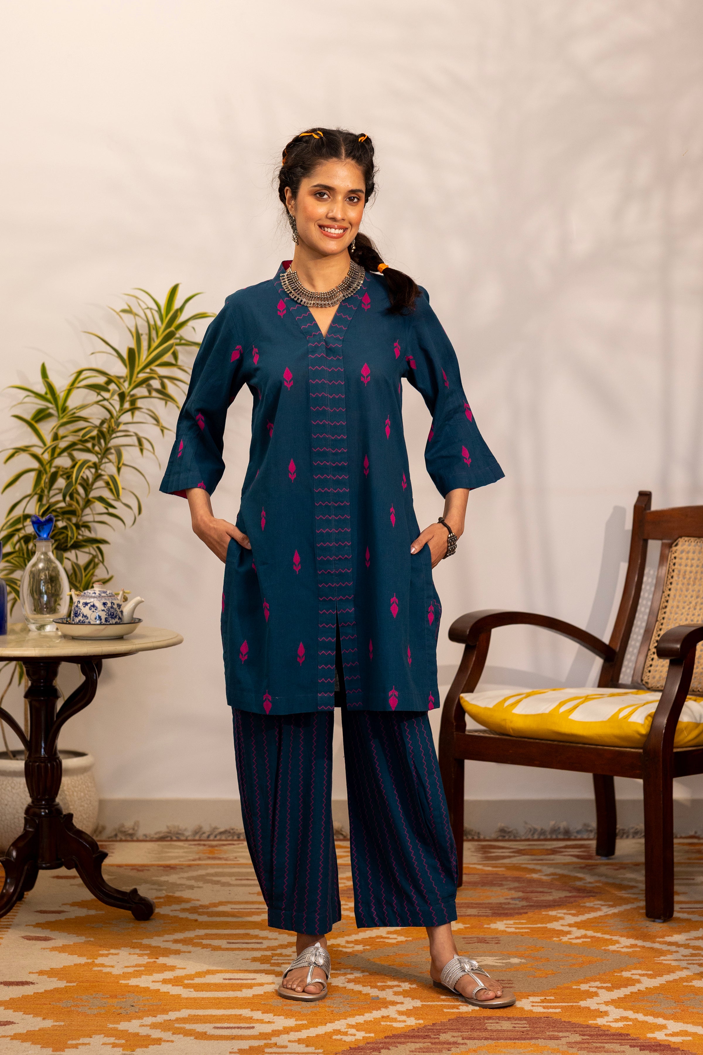 Royal Teal Co-ord Set