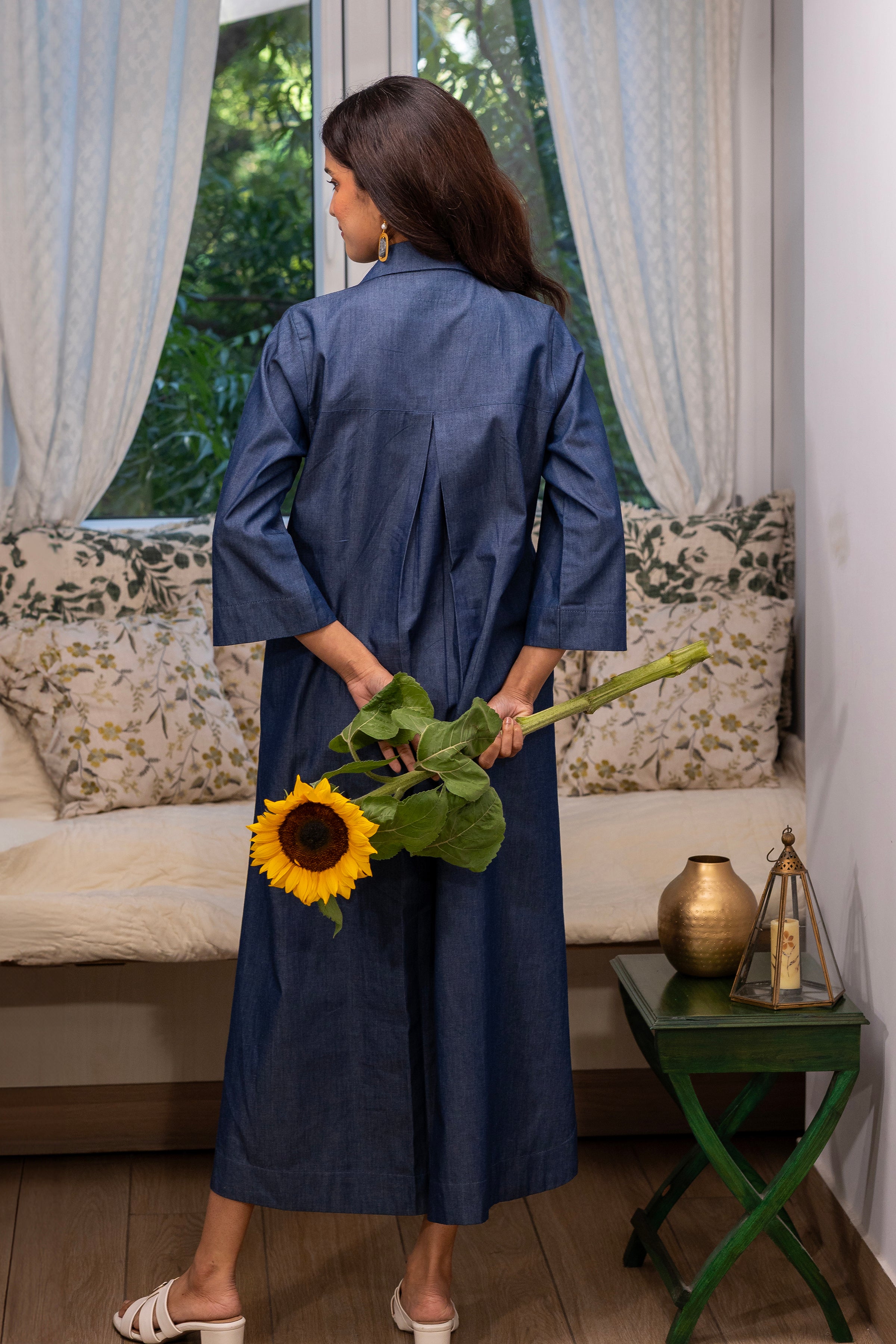 Sunflower Indigo Dress