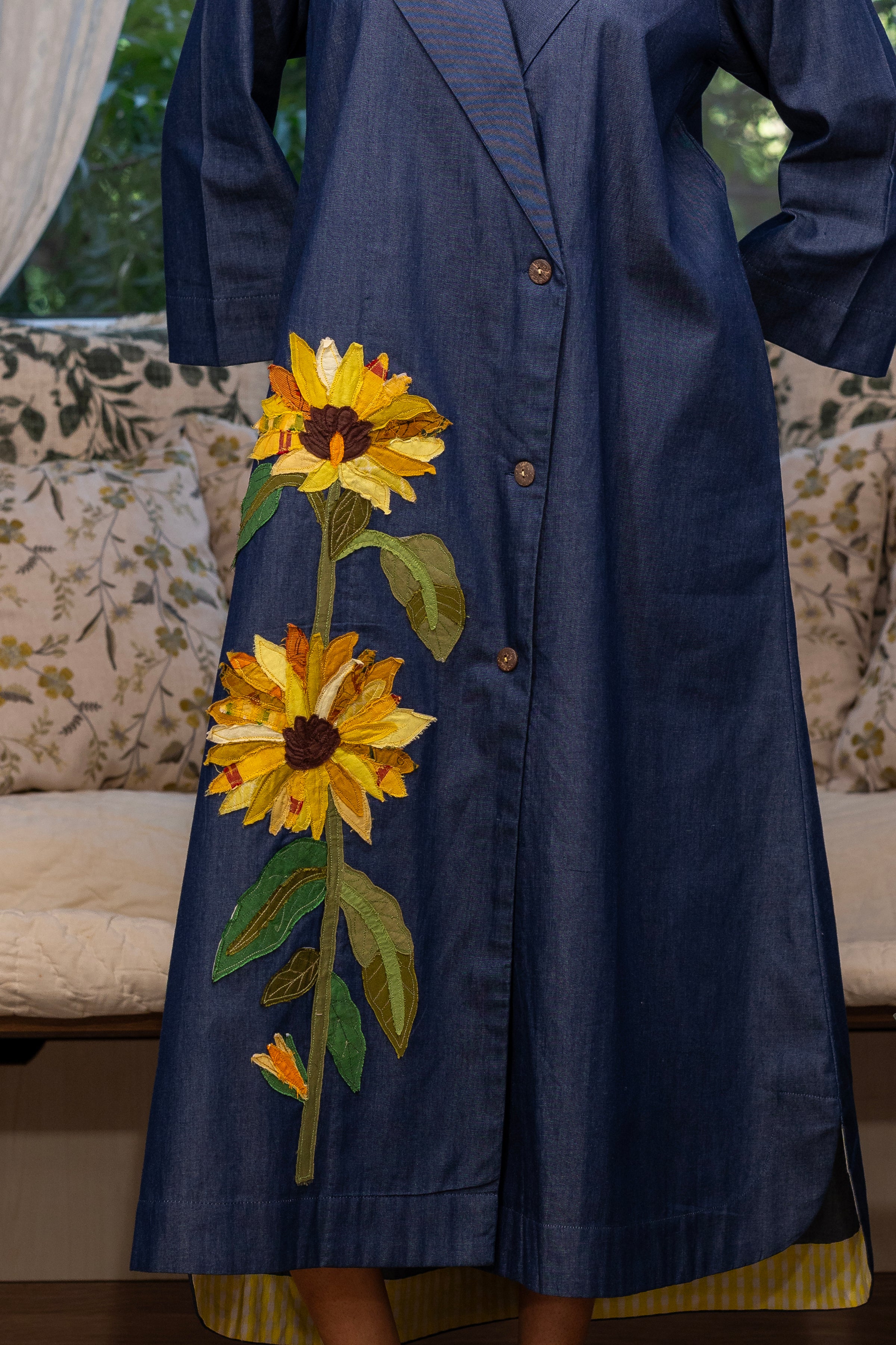 Sunflower Indigo Dress
