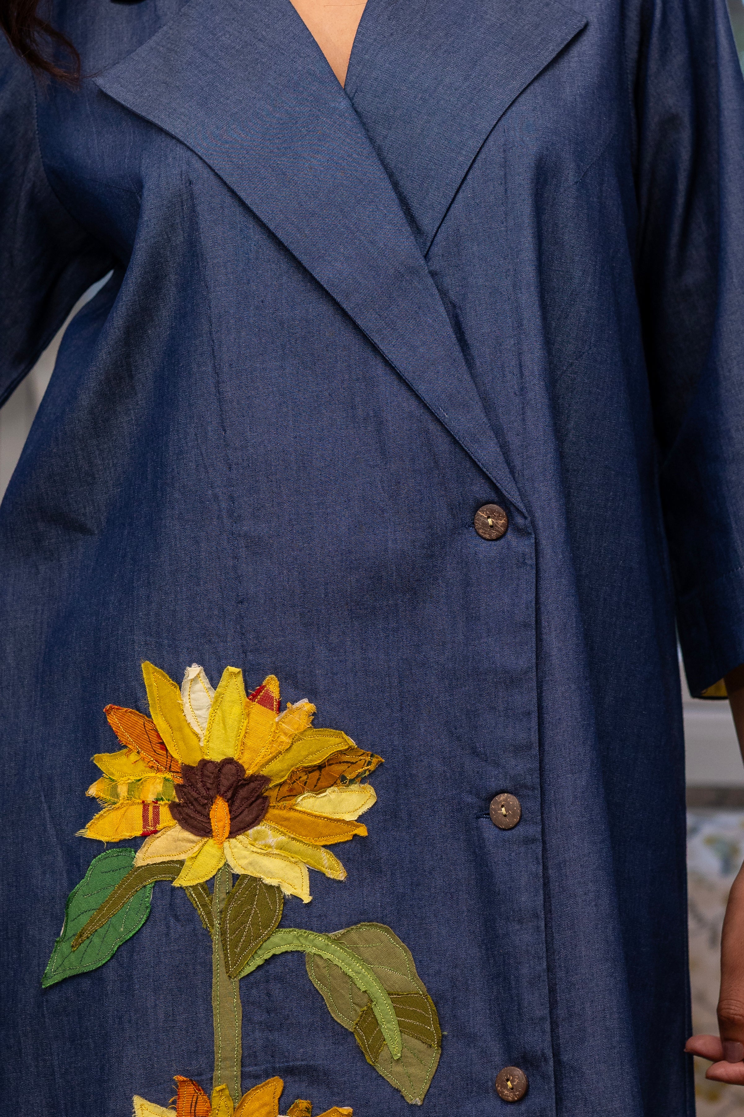 Sunflower Indigo Dress