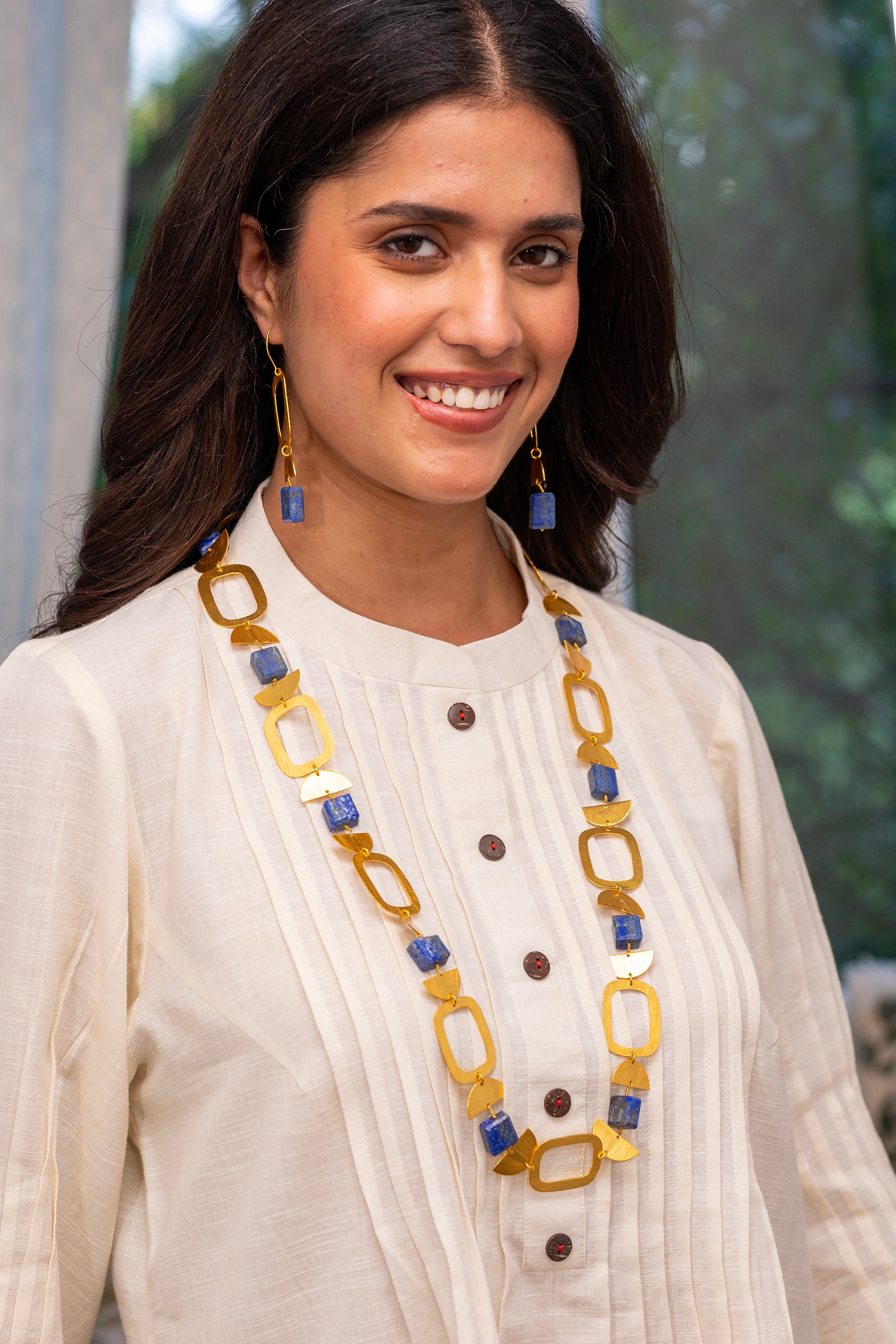 Lapis Royale Earring