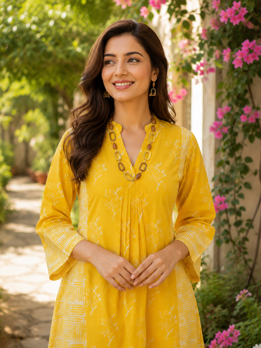 Sunlit Batik Dress