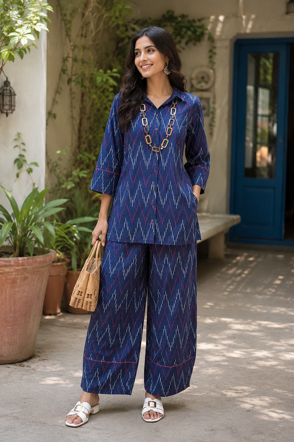 Indigo Horizon Co-ord Set