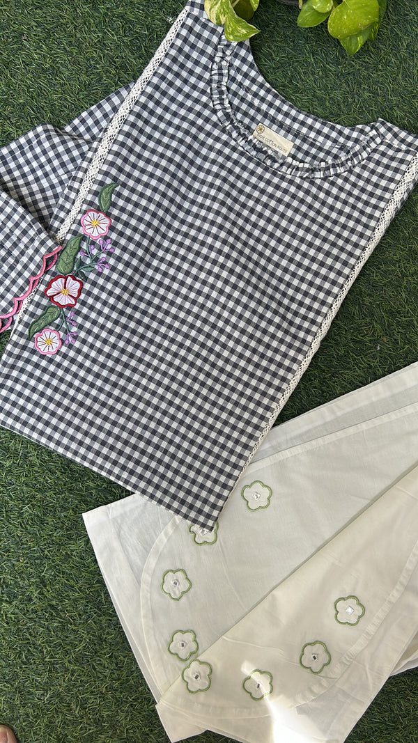 Checkered Co-ord Set hover