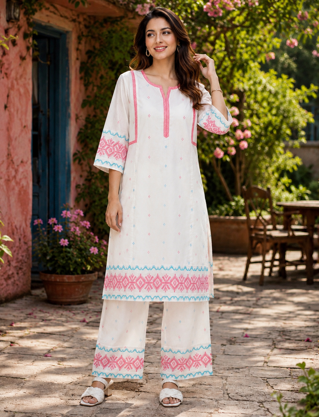 Rosy Skylight Co-ord Set