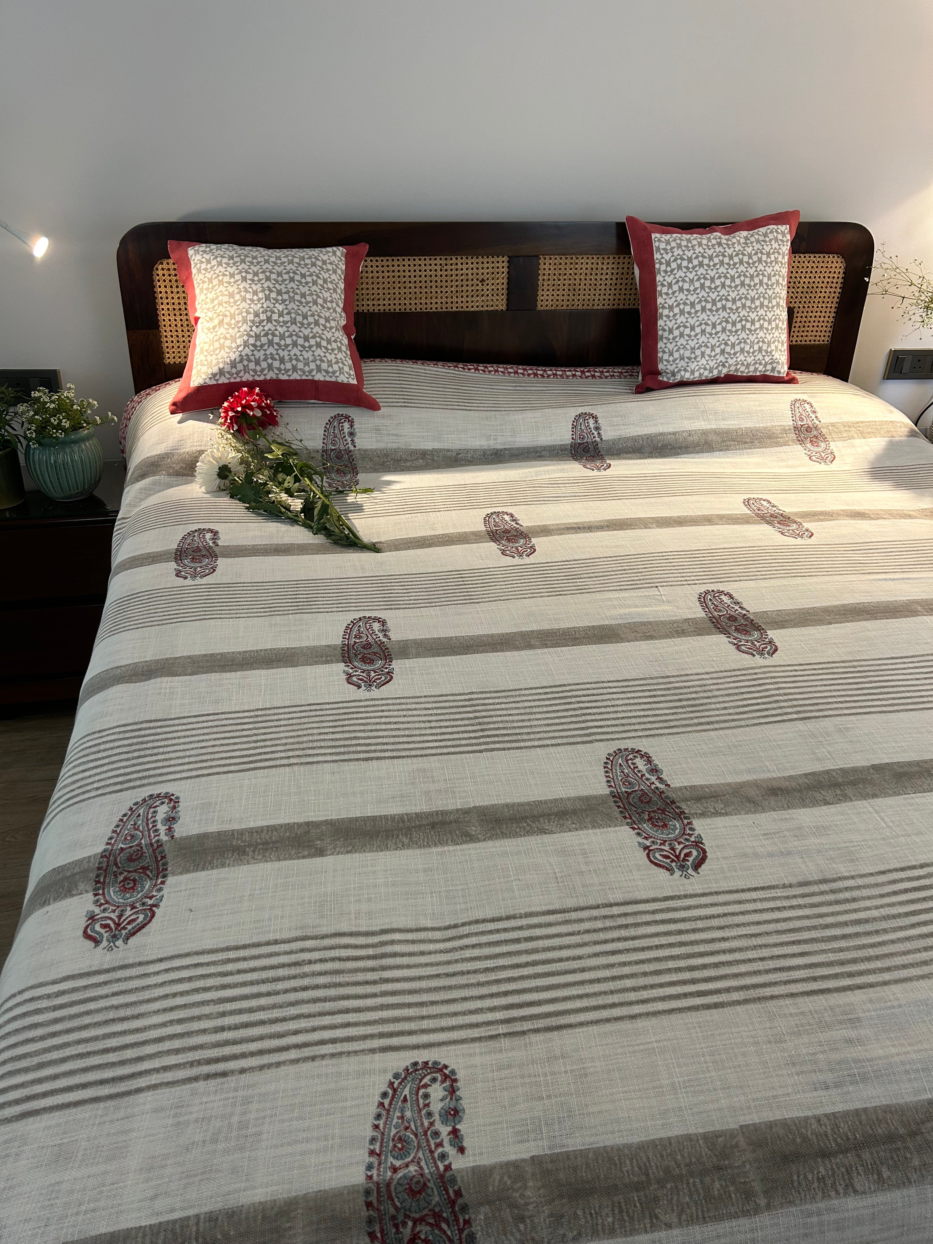 Indian Paisley Bedcover Set