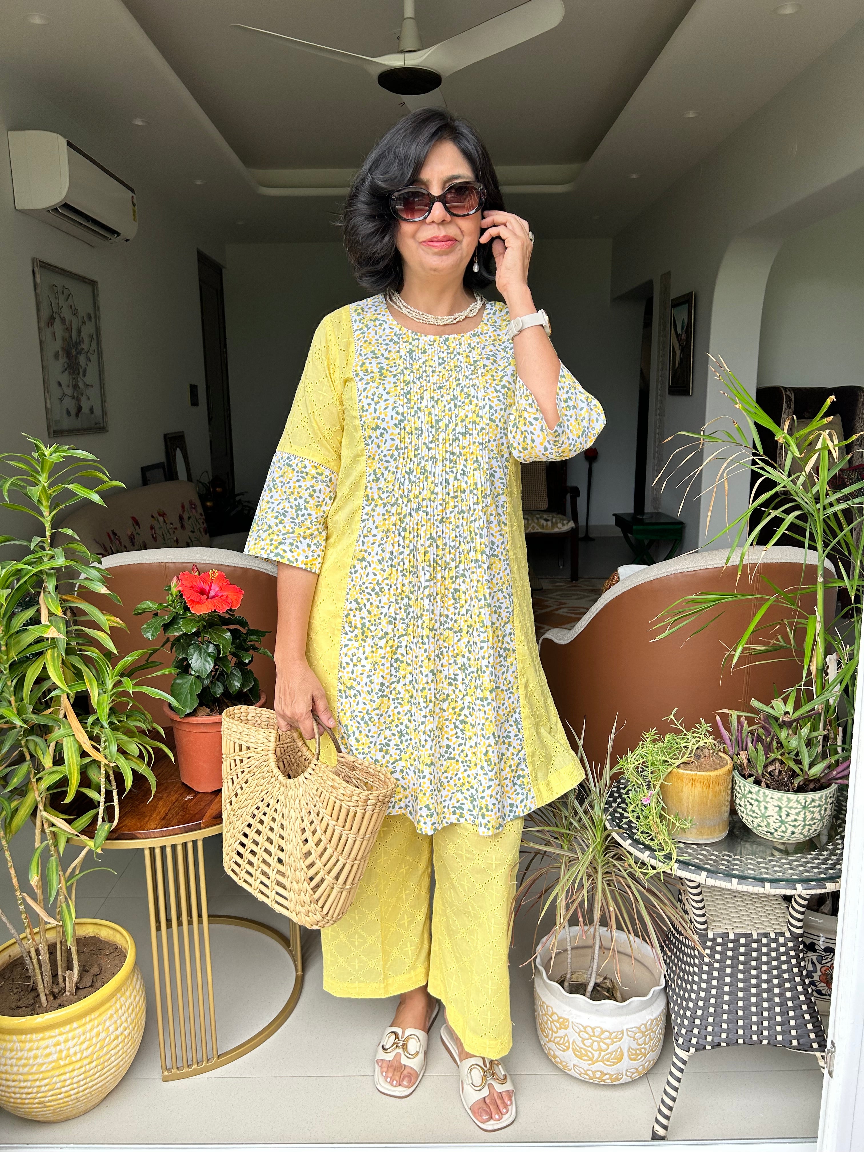 Yellow flower field Co ord set