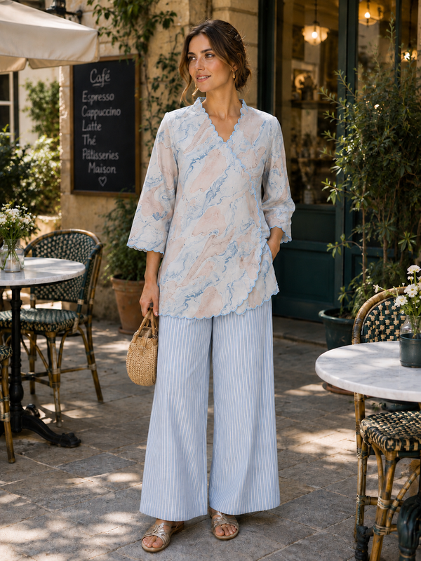 Blue Mist Reverie Co-Ord Set