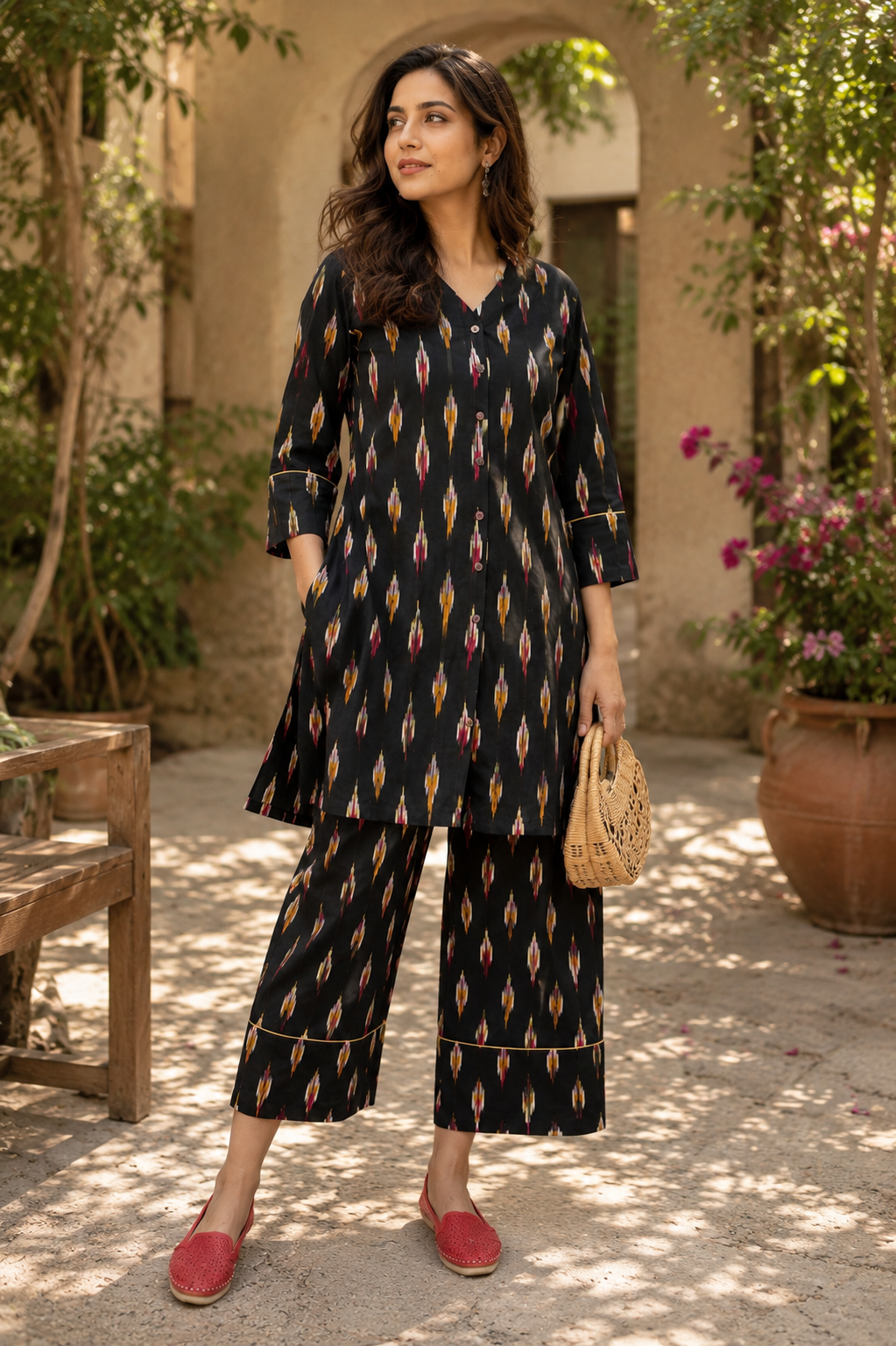 Black Ember Co-ord Set