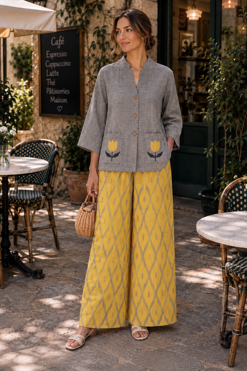 TUSCAN YELLOW TULIP co ord set