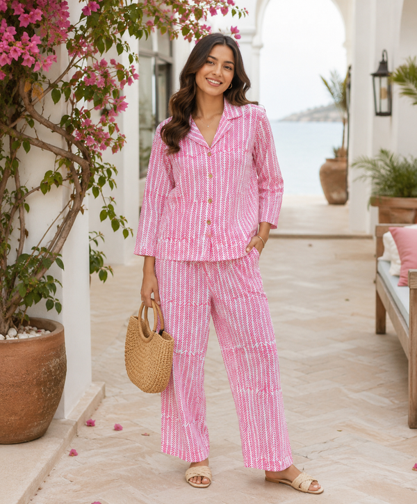 Rosy Batik Co-ord Set