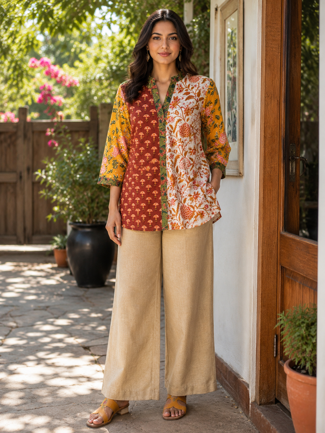 Marigold Patch Top