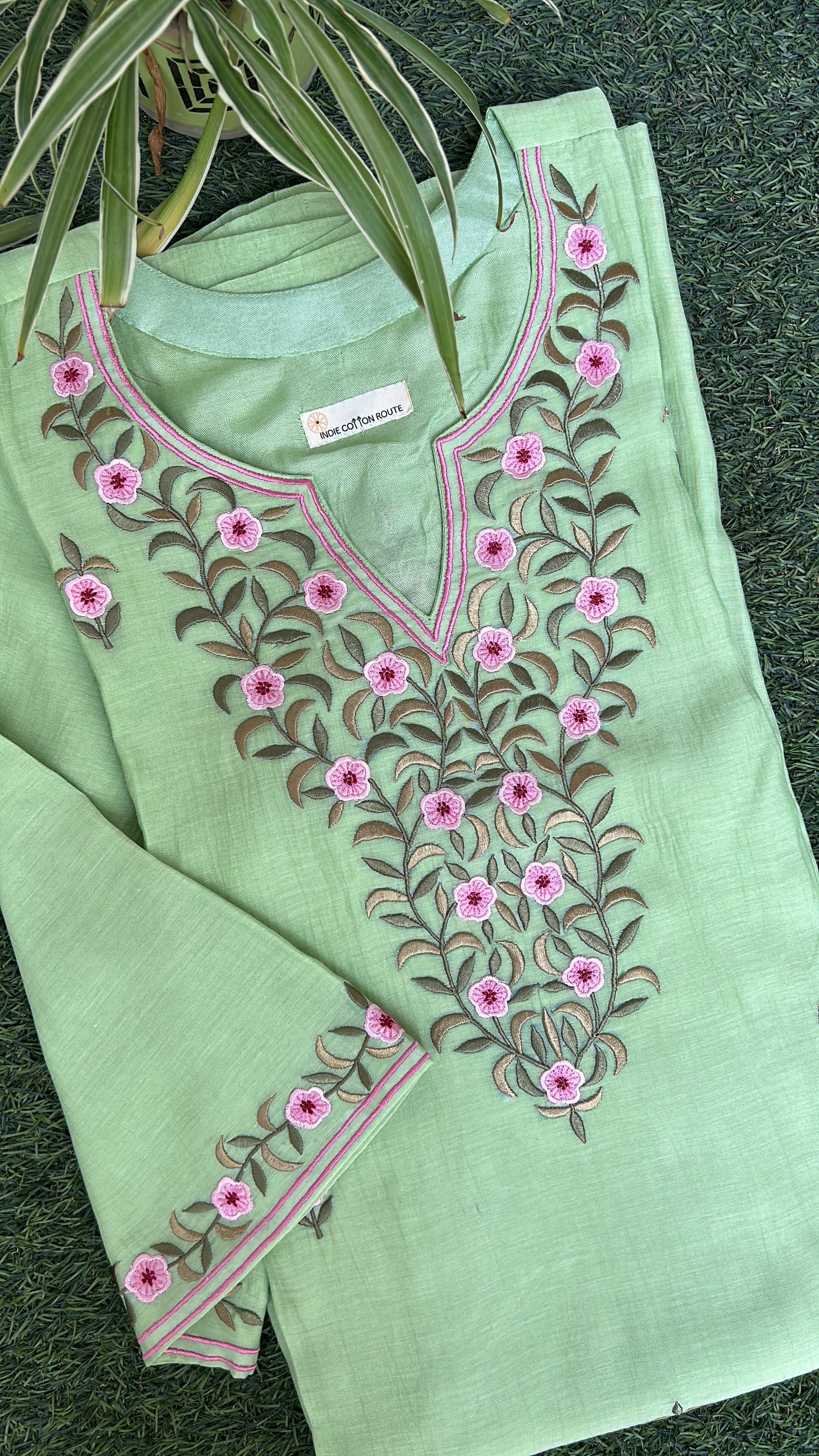 Mint Blossom Dress