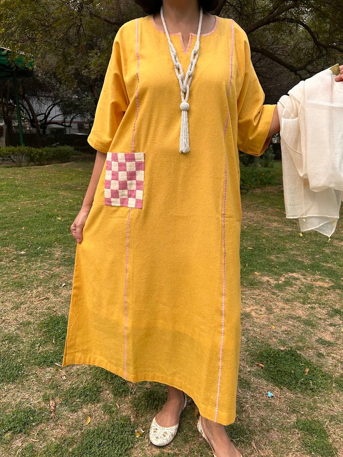 Marigold Kaftan Dress