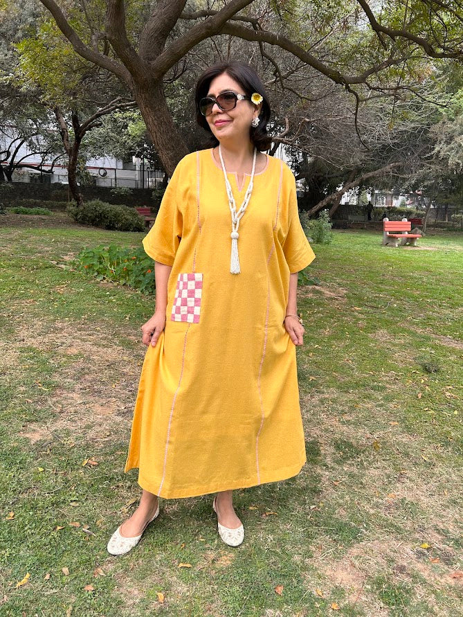 Marigold Kaftan Dress