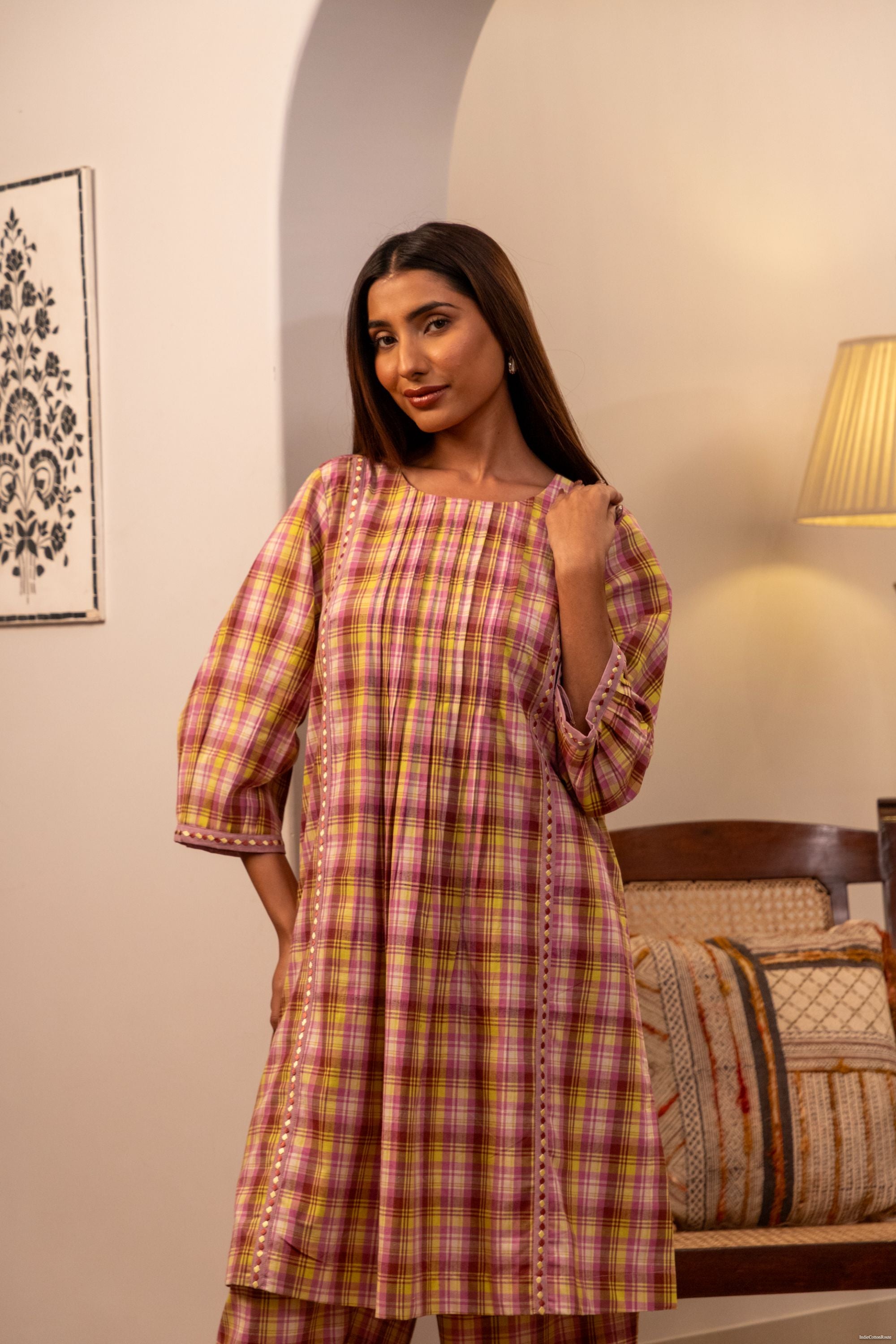 Check Tales Co-ord Set