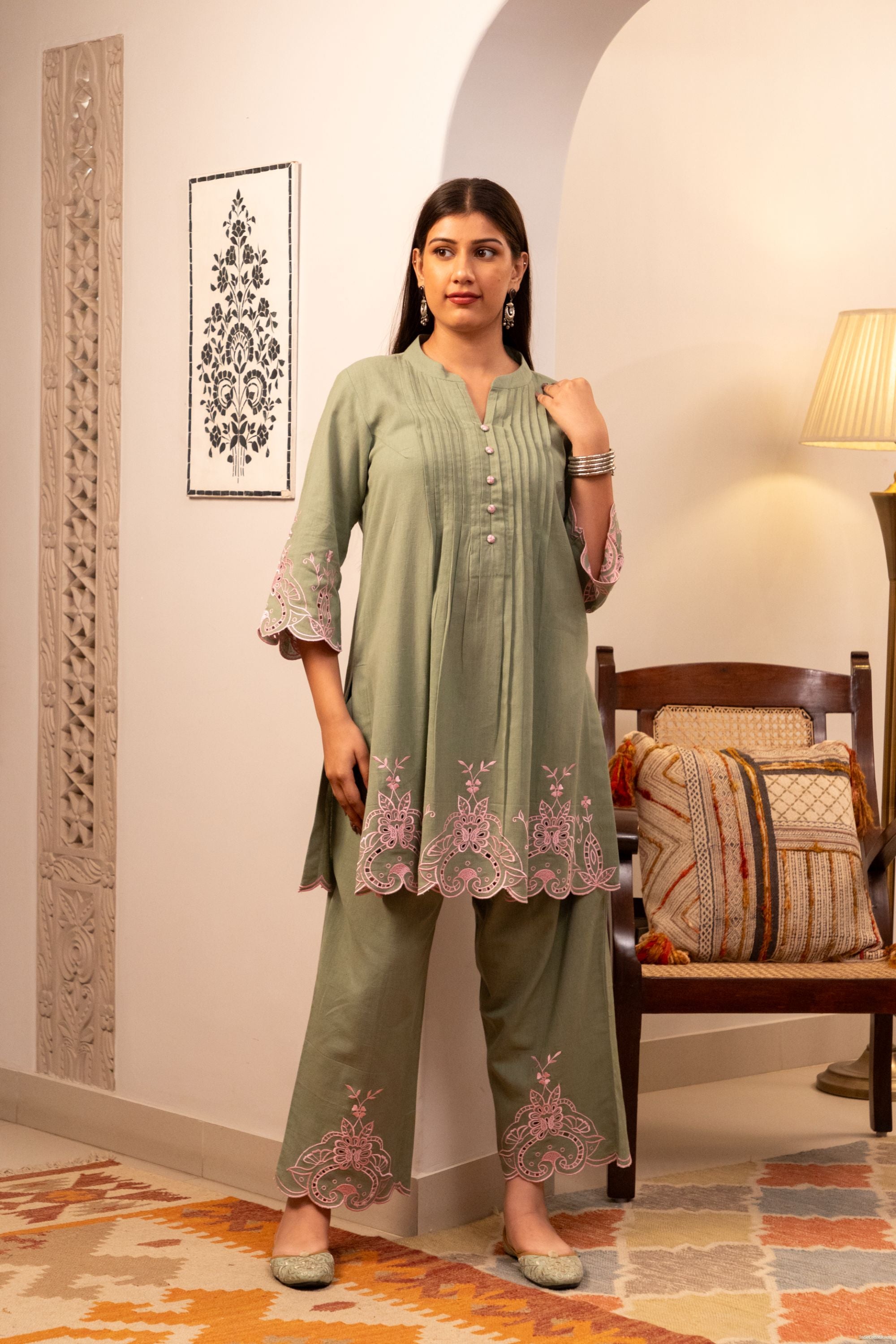Inaya Cutwork Co-ord Set