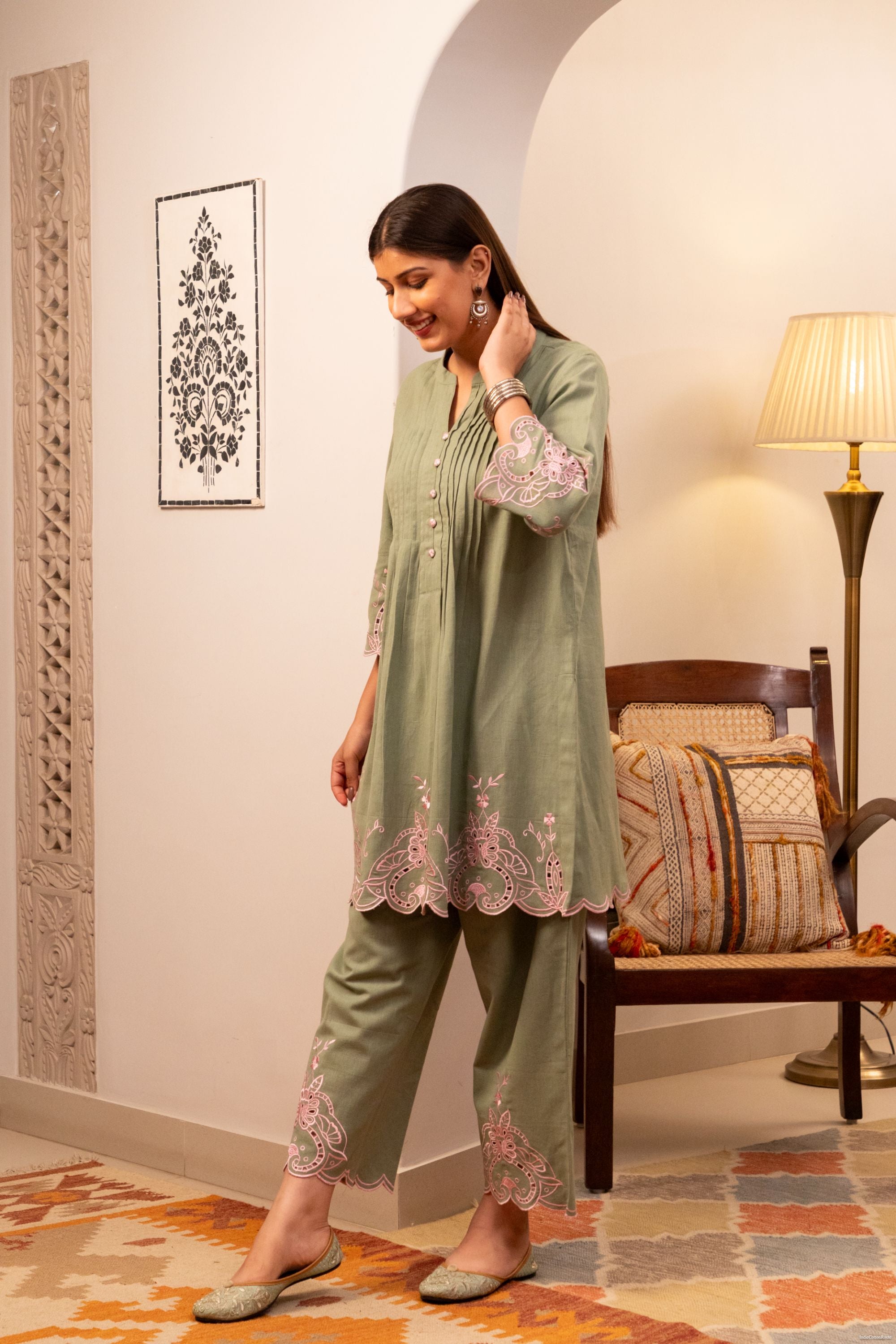 Inaya Cutwork Co-ord Set