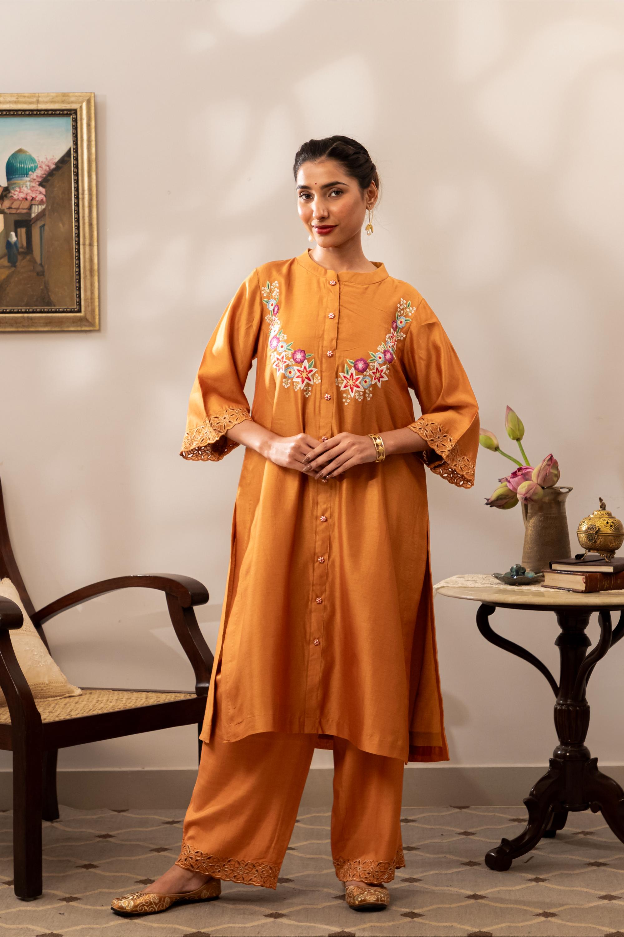 Marigold Fiesta Kurta Set