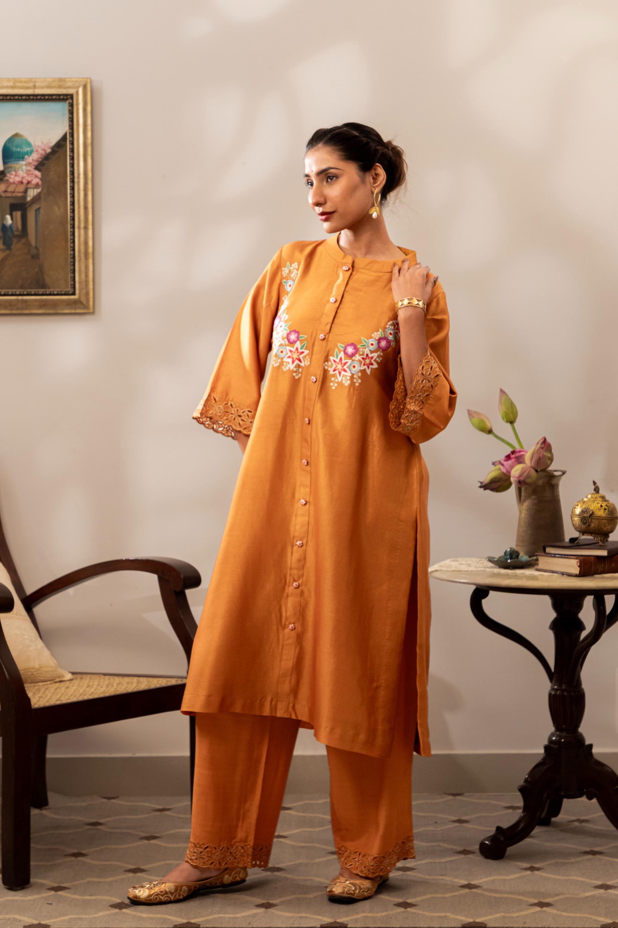 Marigold Fiesta Kurta Set