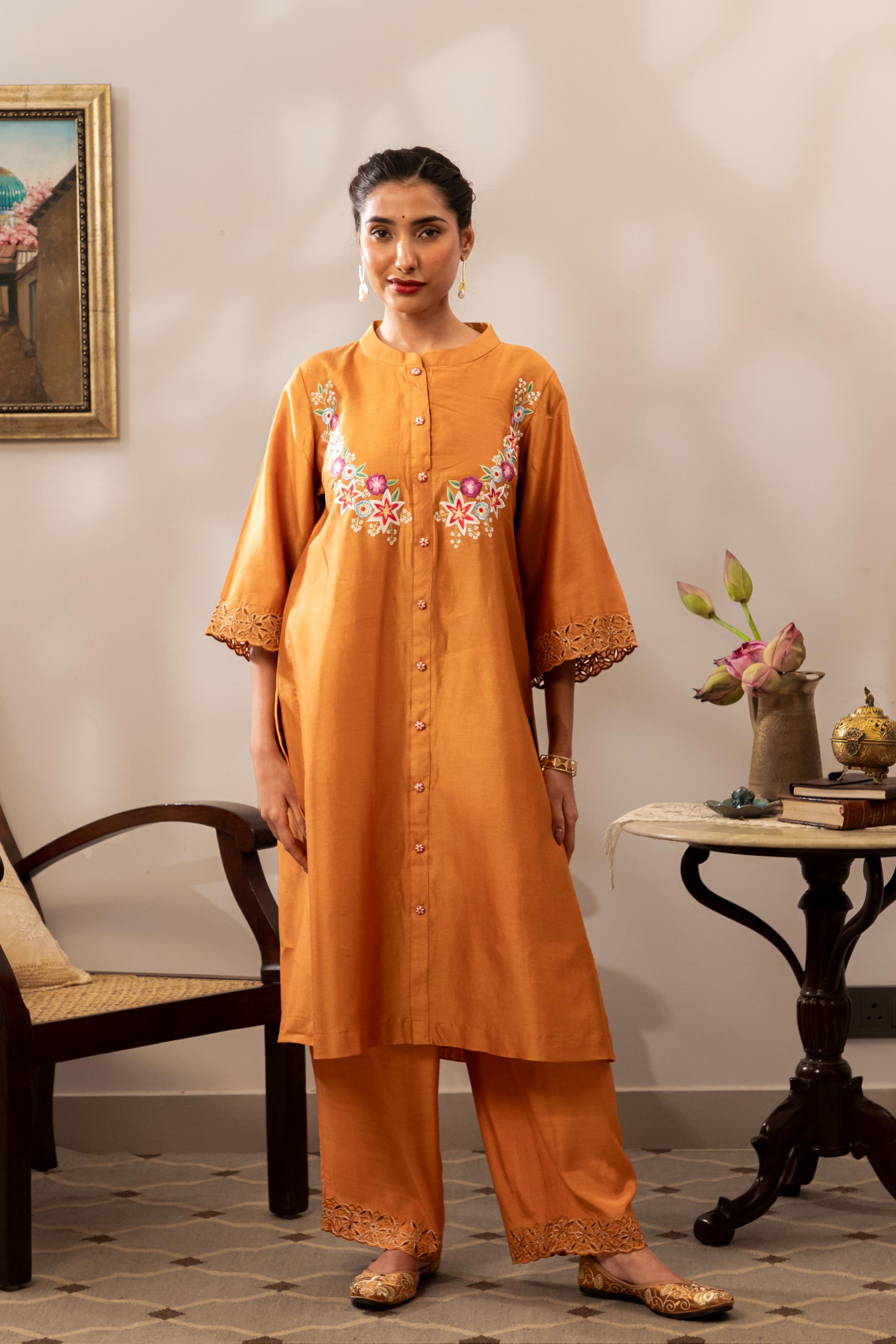 Marigold Fiesta Kurta Set