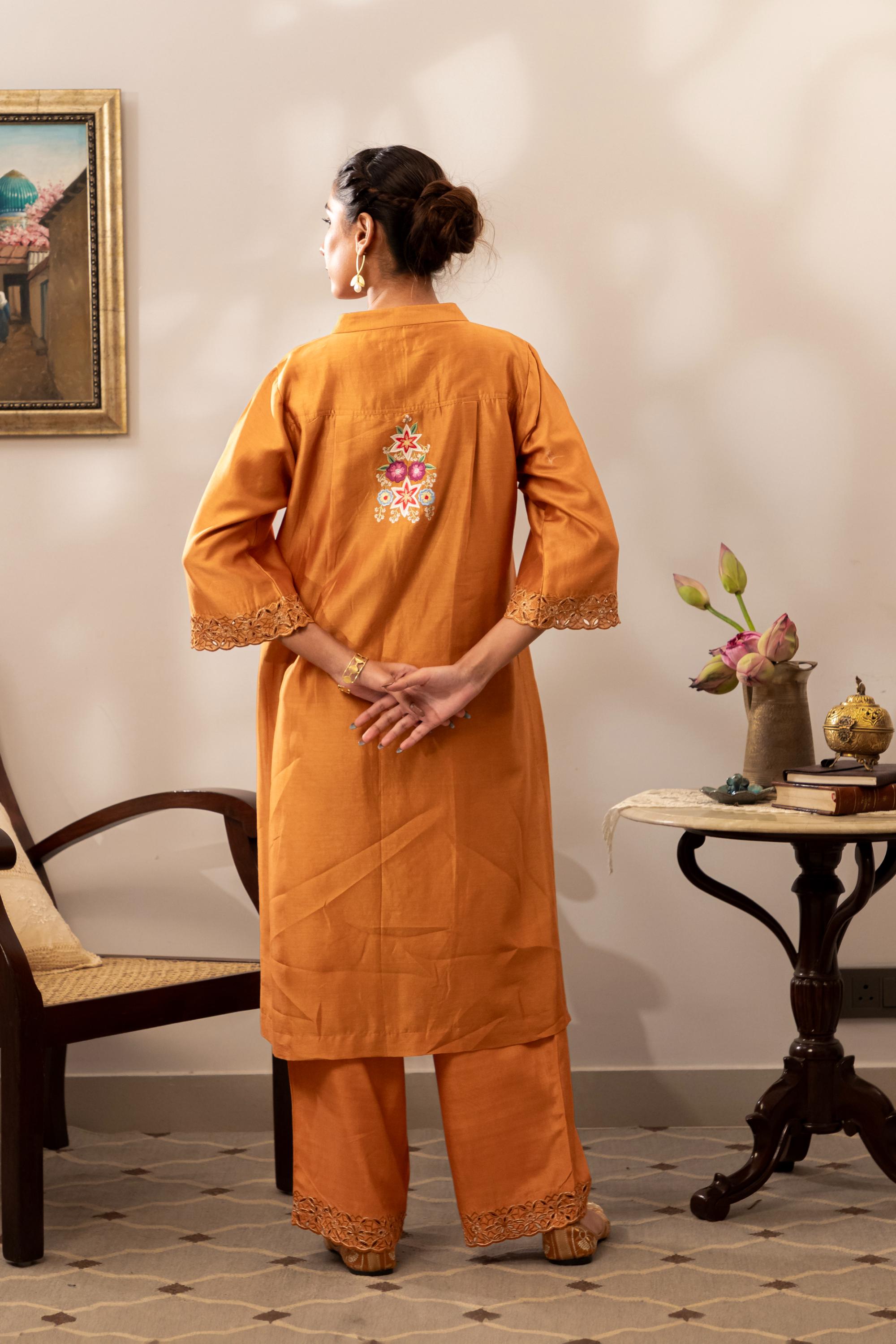 Marigold Fiesta Kurta Set