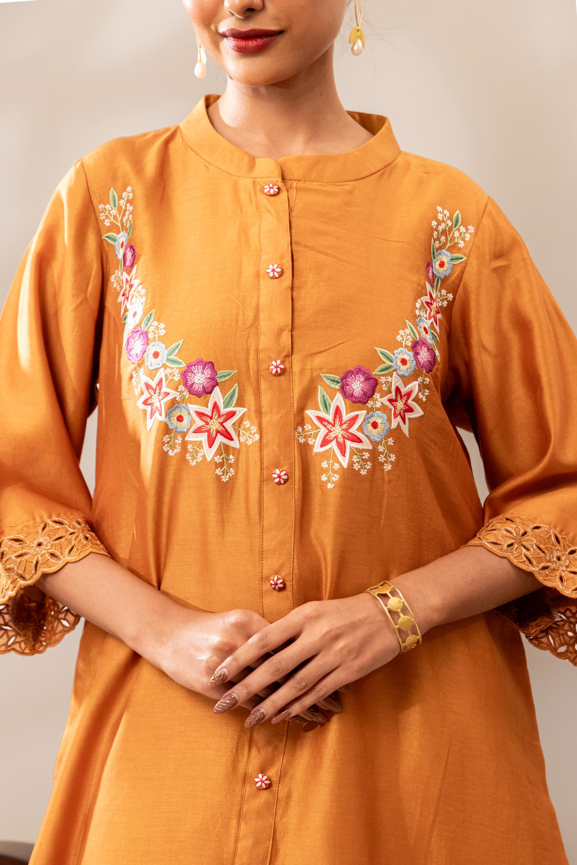 Marigold Fiesta Kurta Set