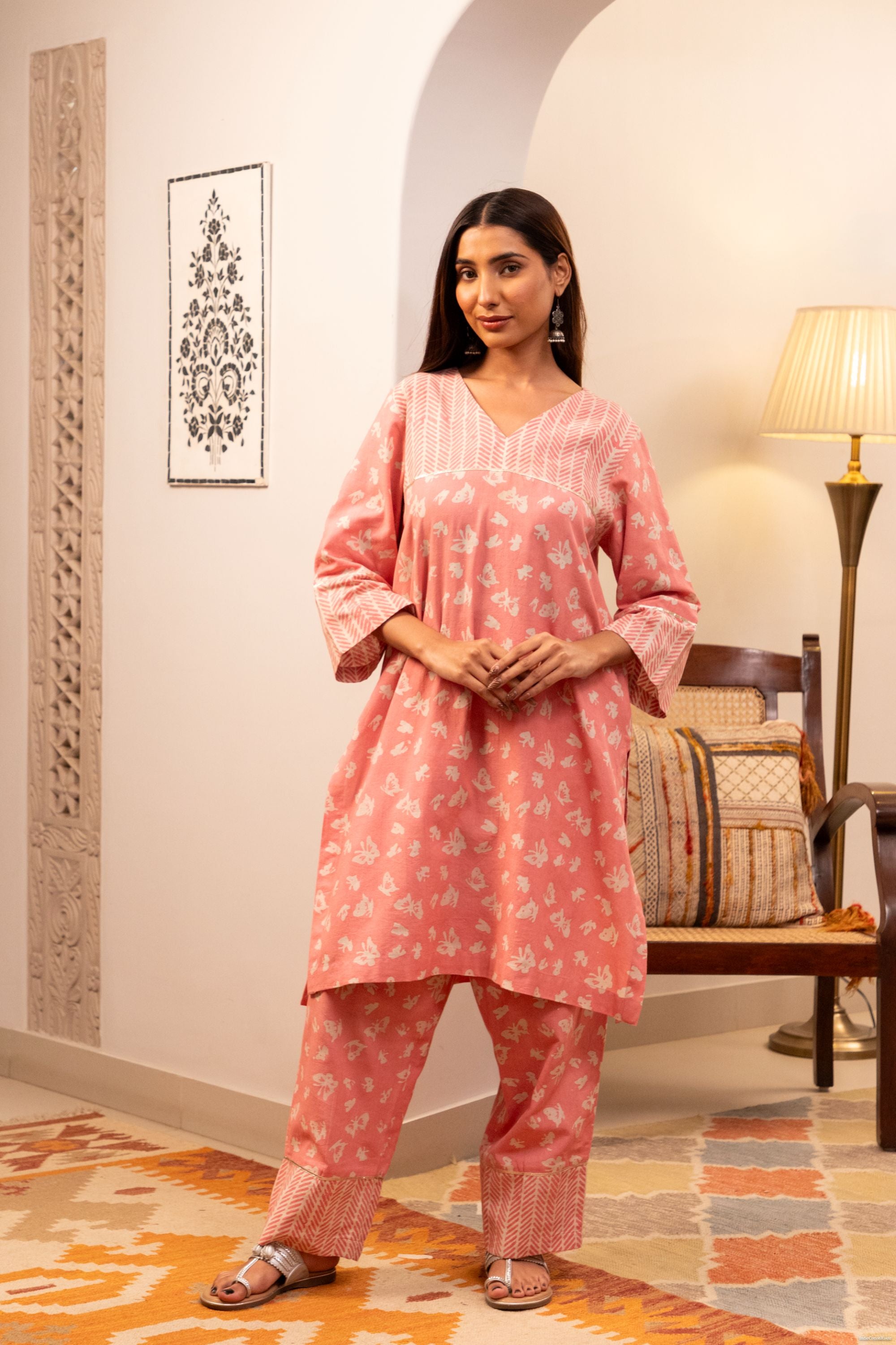 Butterfly Kurta Set
