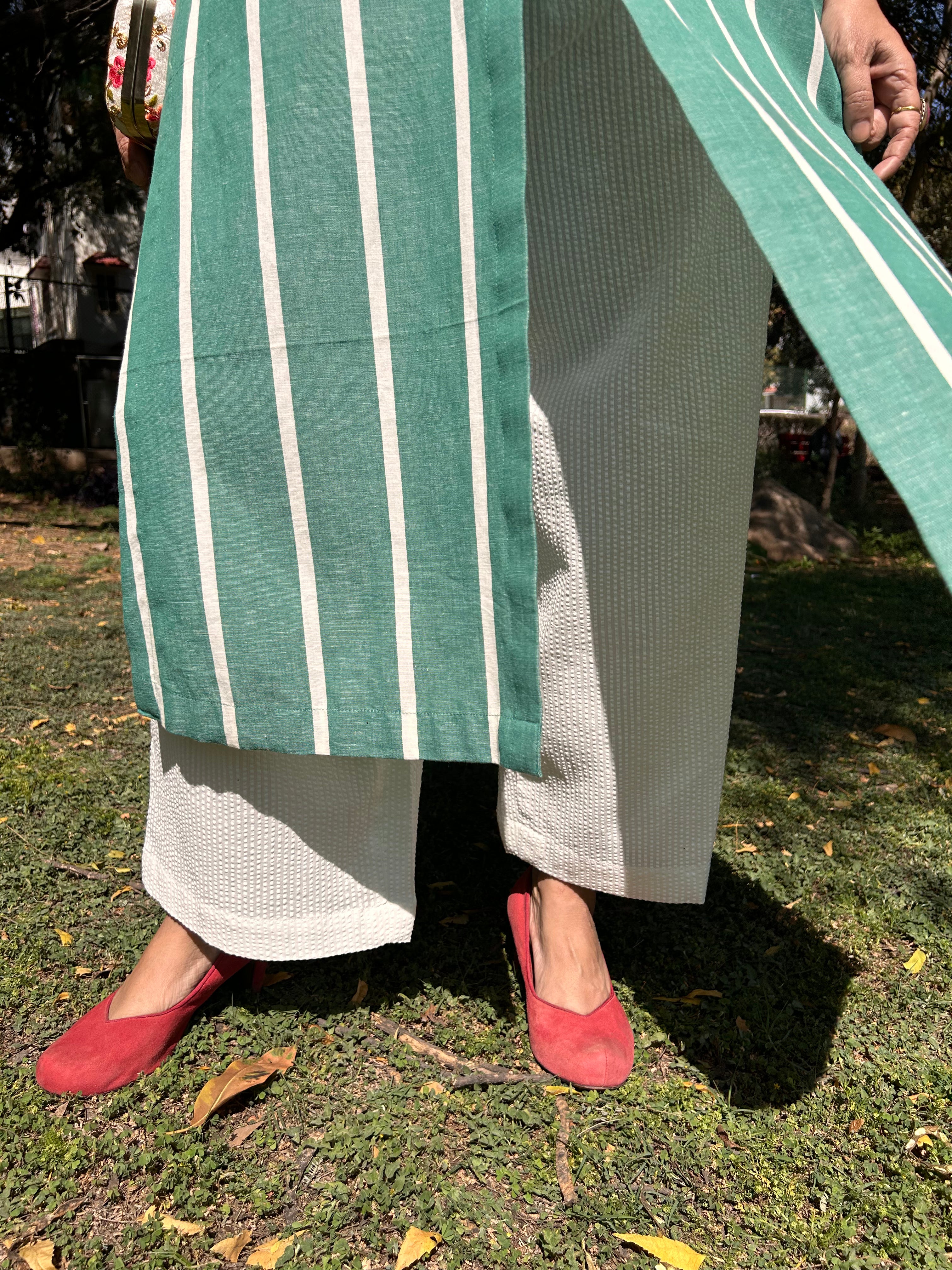 Kale Striped Co Ord Set