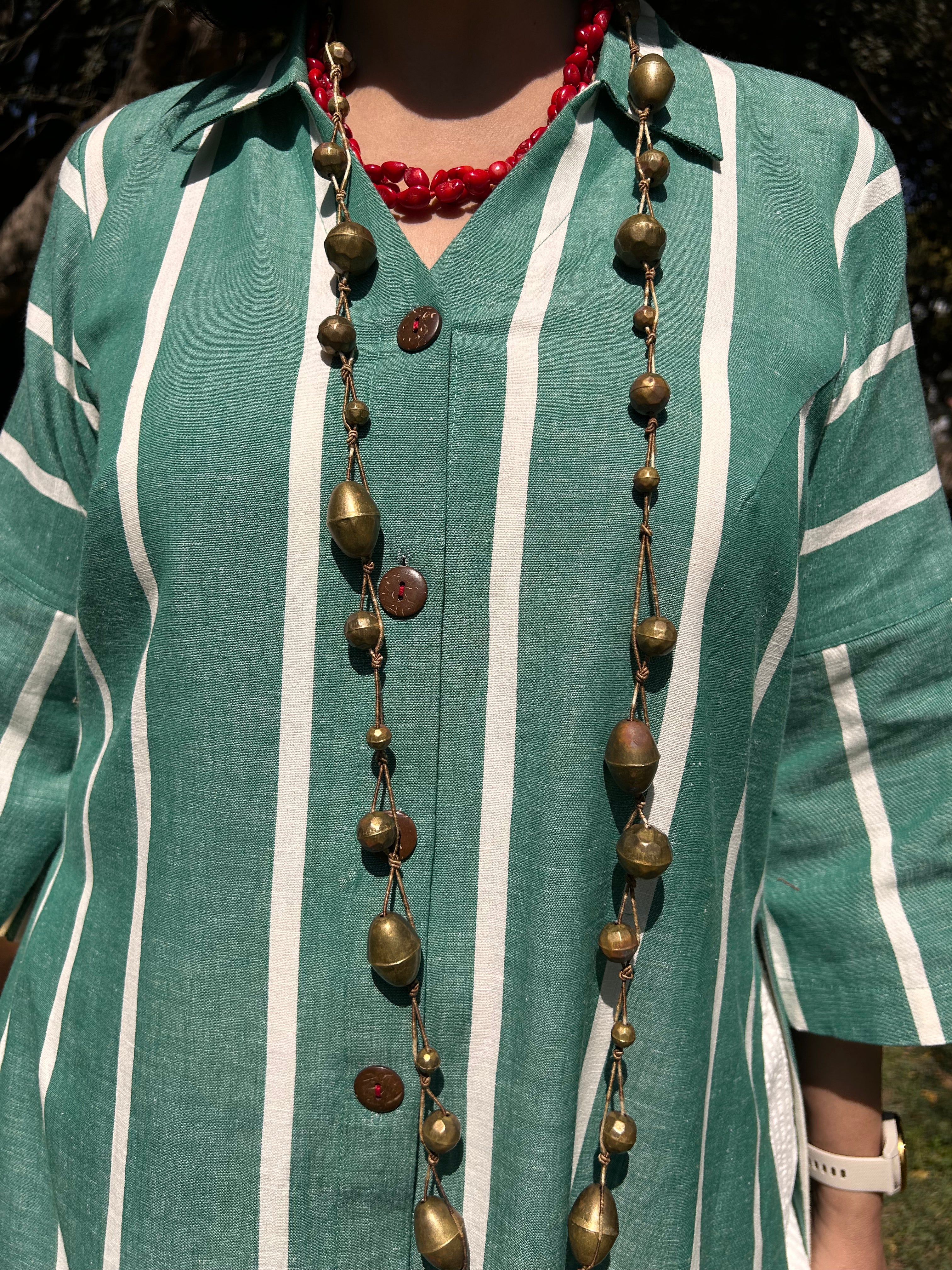 Kale Striped Kurta